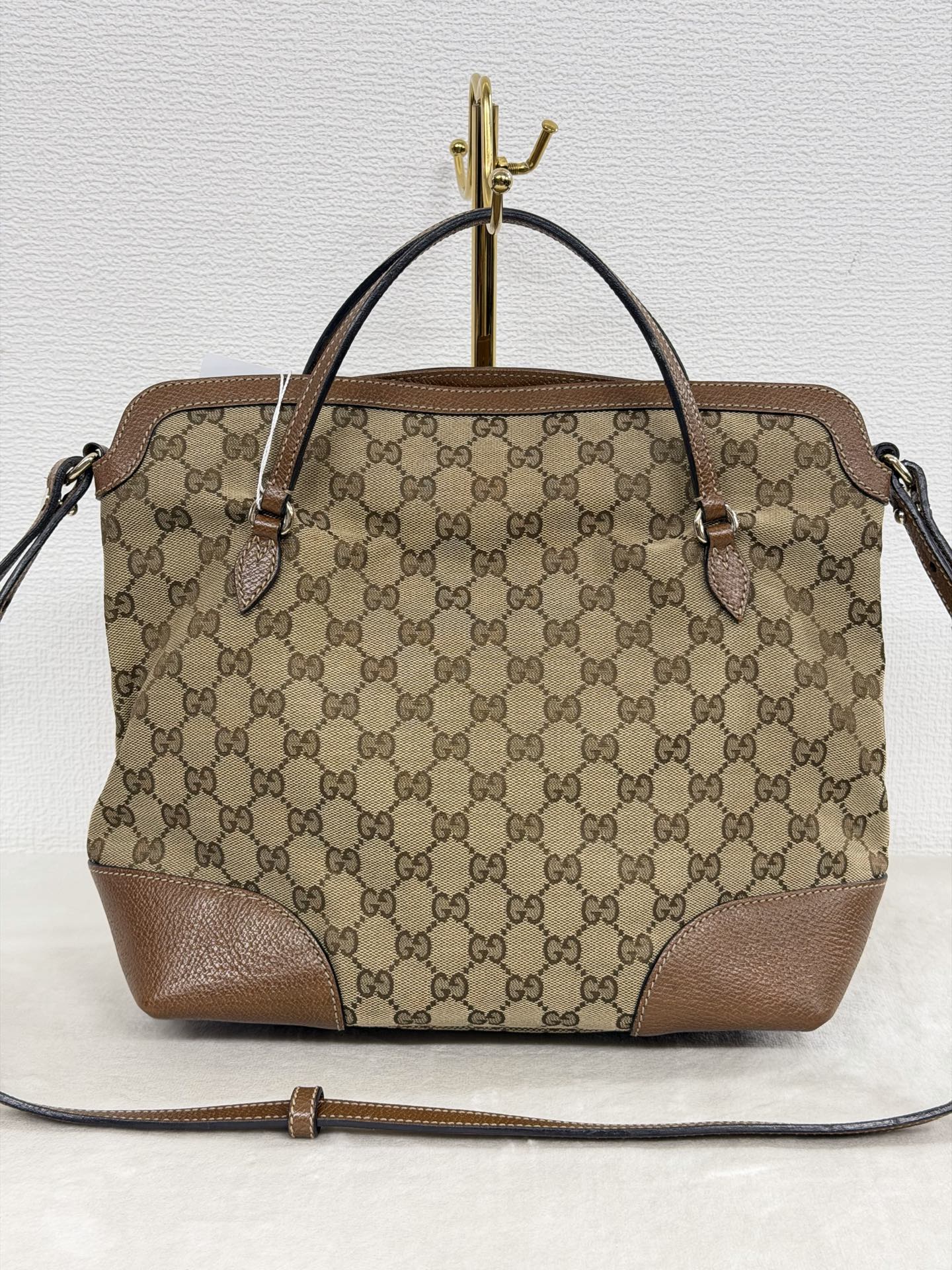 Gucci Bree GG Canvas 2WAY Top Handle Bag
