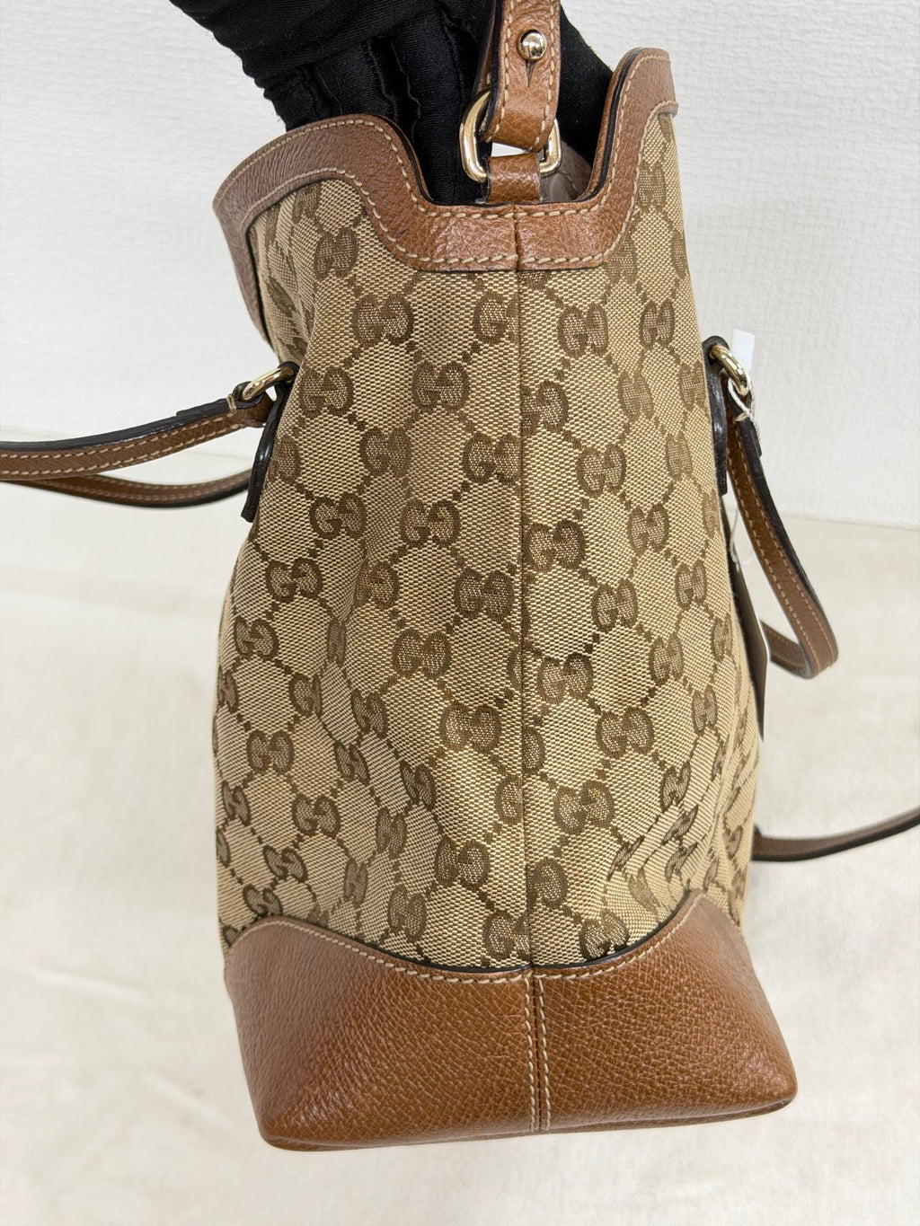 Gucci Bree GG Canvas 2WAY Top Handle Bag