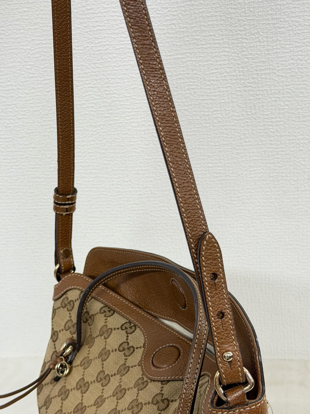 Gucci Bree GG Canvas 2WAY Top Handle Bag