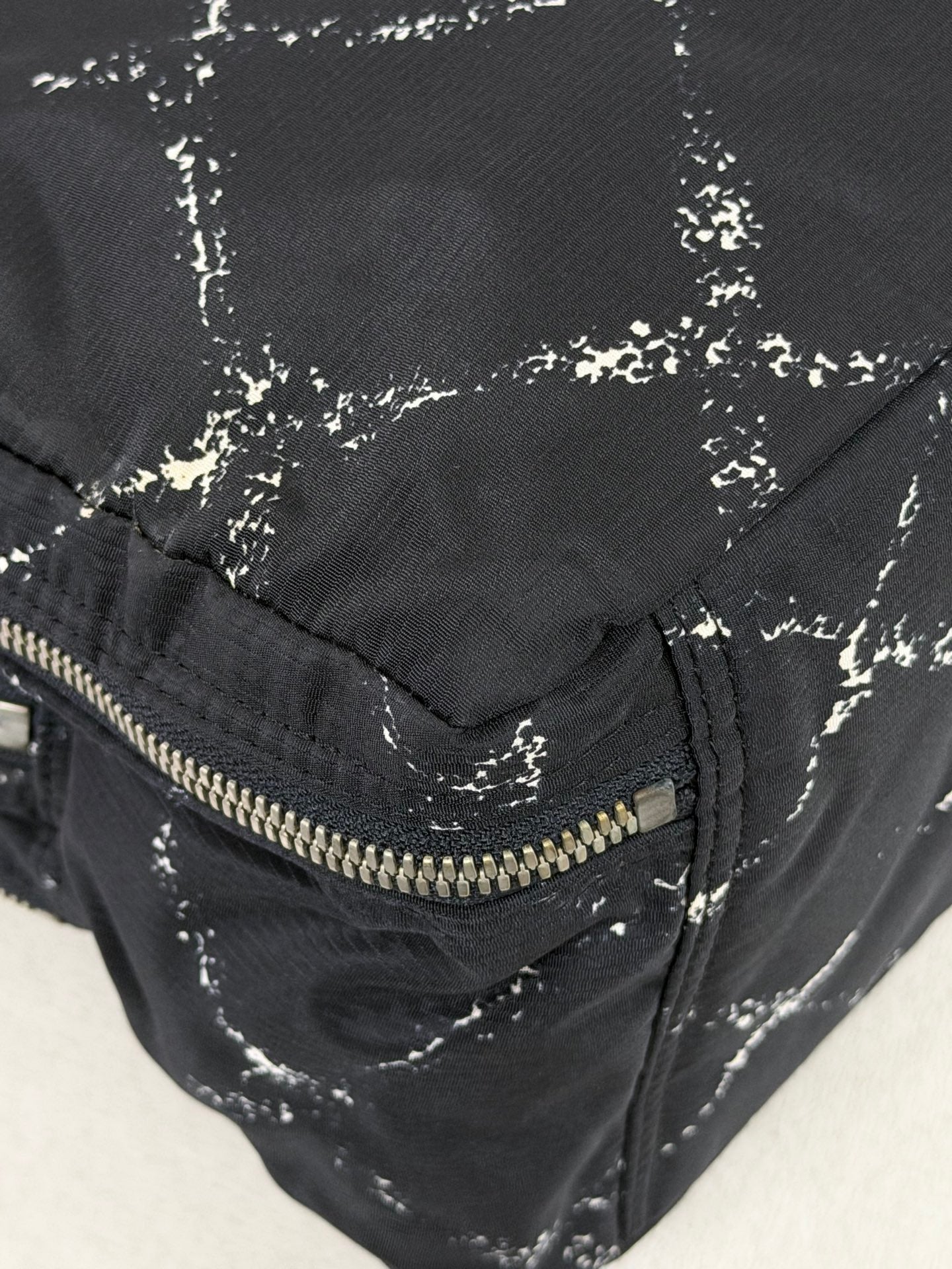 Chanel Old Travel Line Nylon Boston Bag