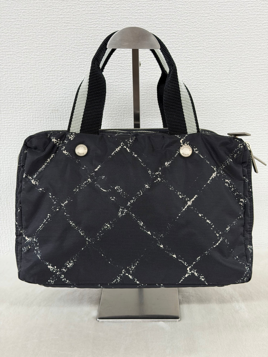 Chanel Old Travel Line Nylon Boston Bag