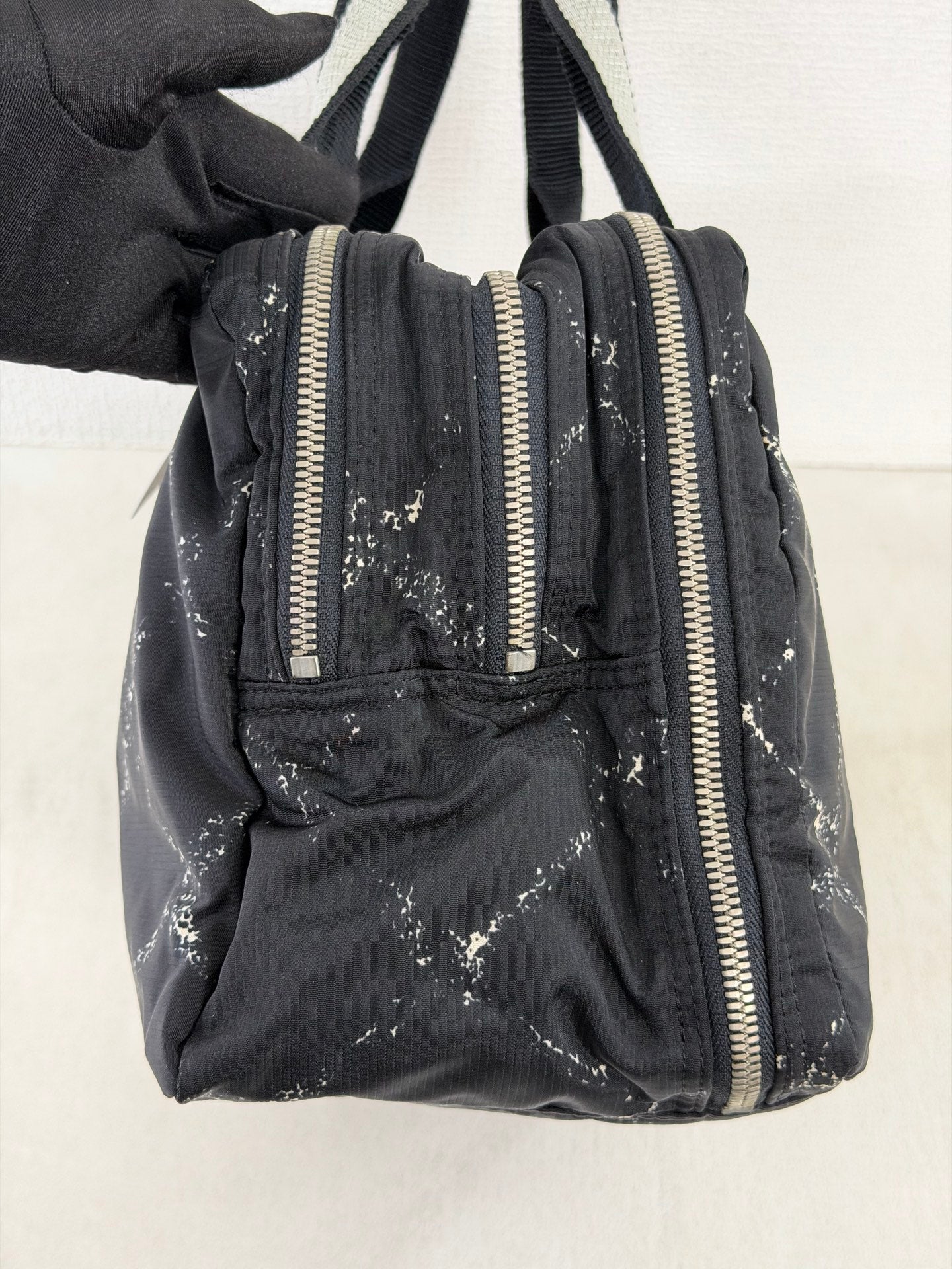 Chanel Old Travel Line Nylon Boston Bag