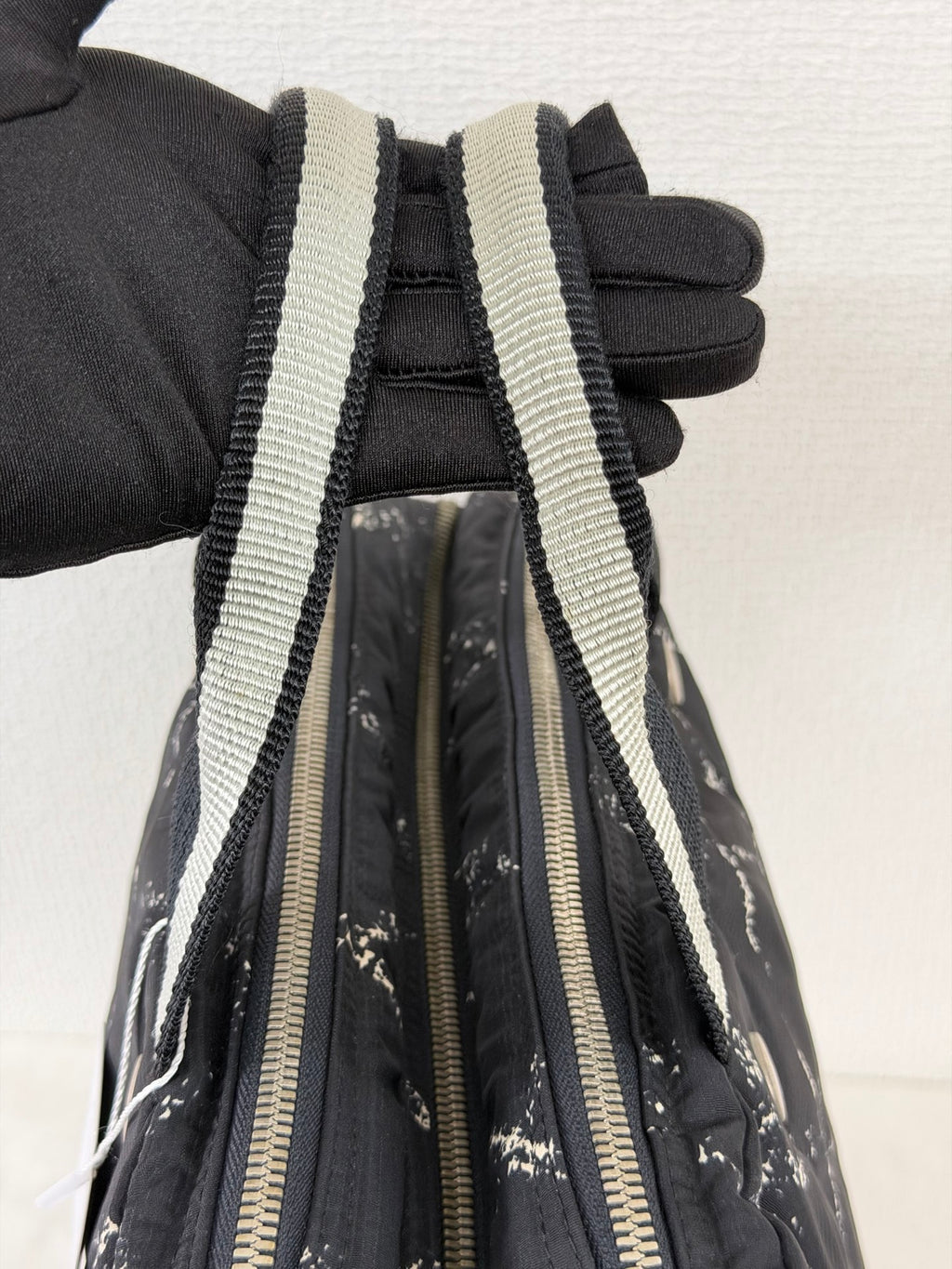Chanel Old Travel Line Nylon Boston Bag