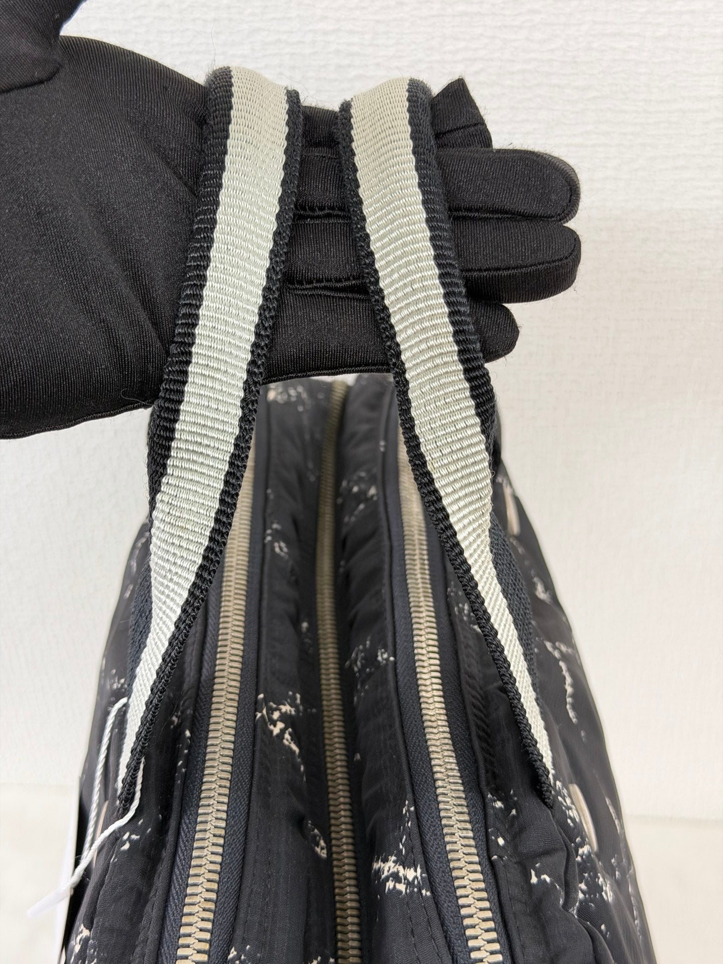 Chanel Old Travel Line Nylon Boston Bag