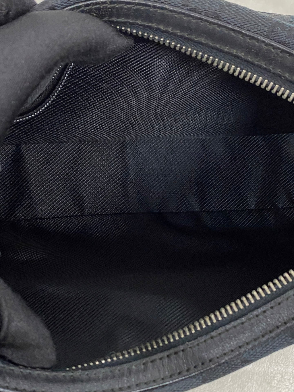 Gucci GG Canvas Leather Mini Hobo Bag