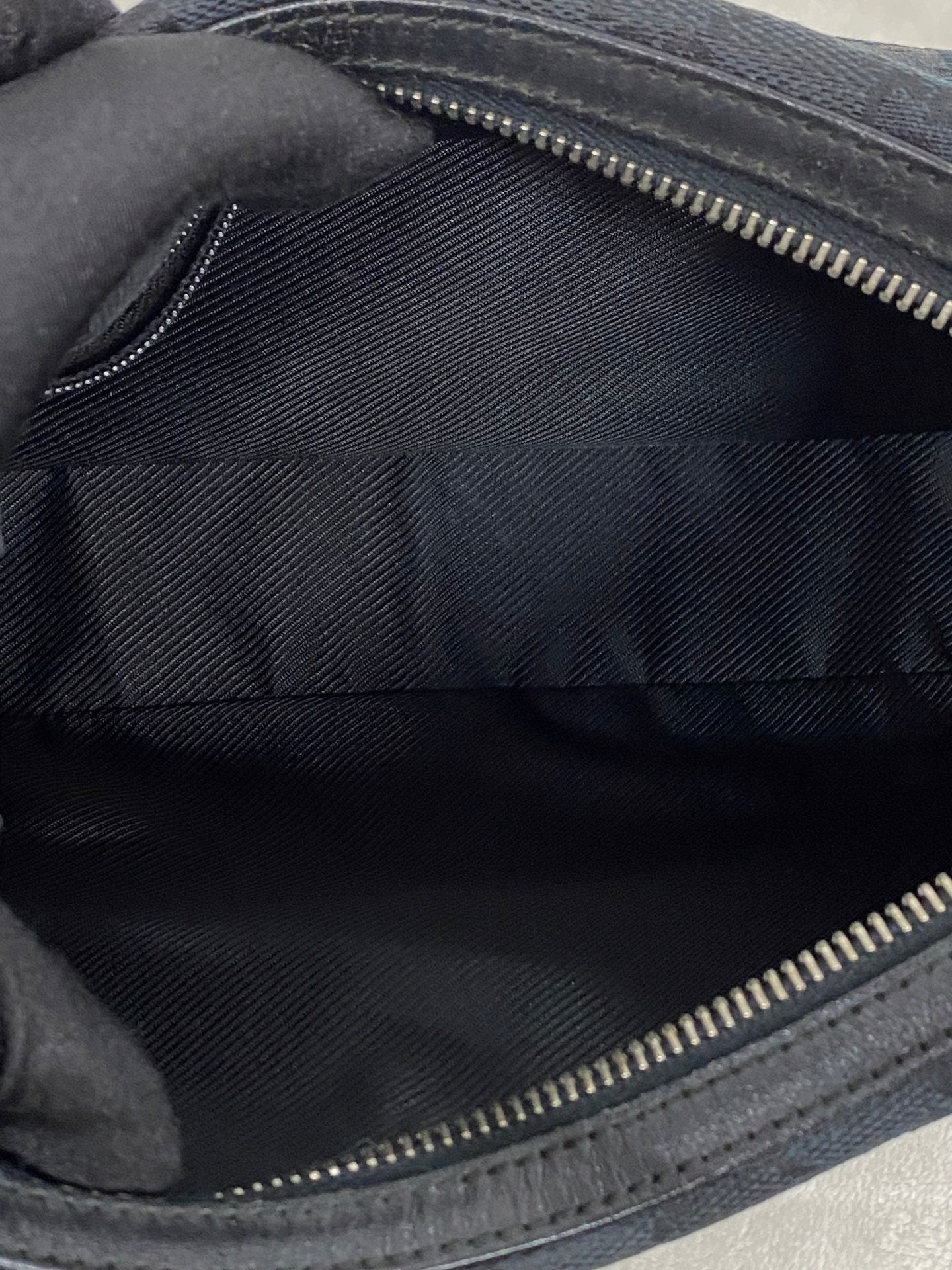 Gucci GG Canvas Leather Mini Hobo Bag