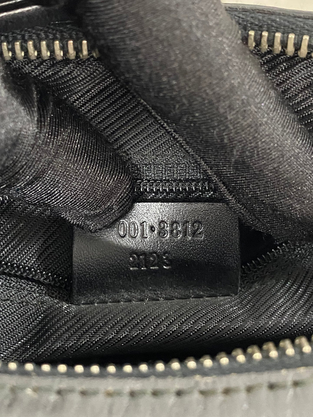 Gucci GG Canvas Leather Mini Hobo Bag