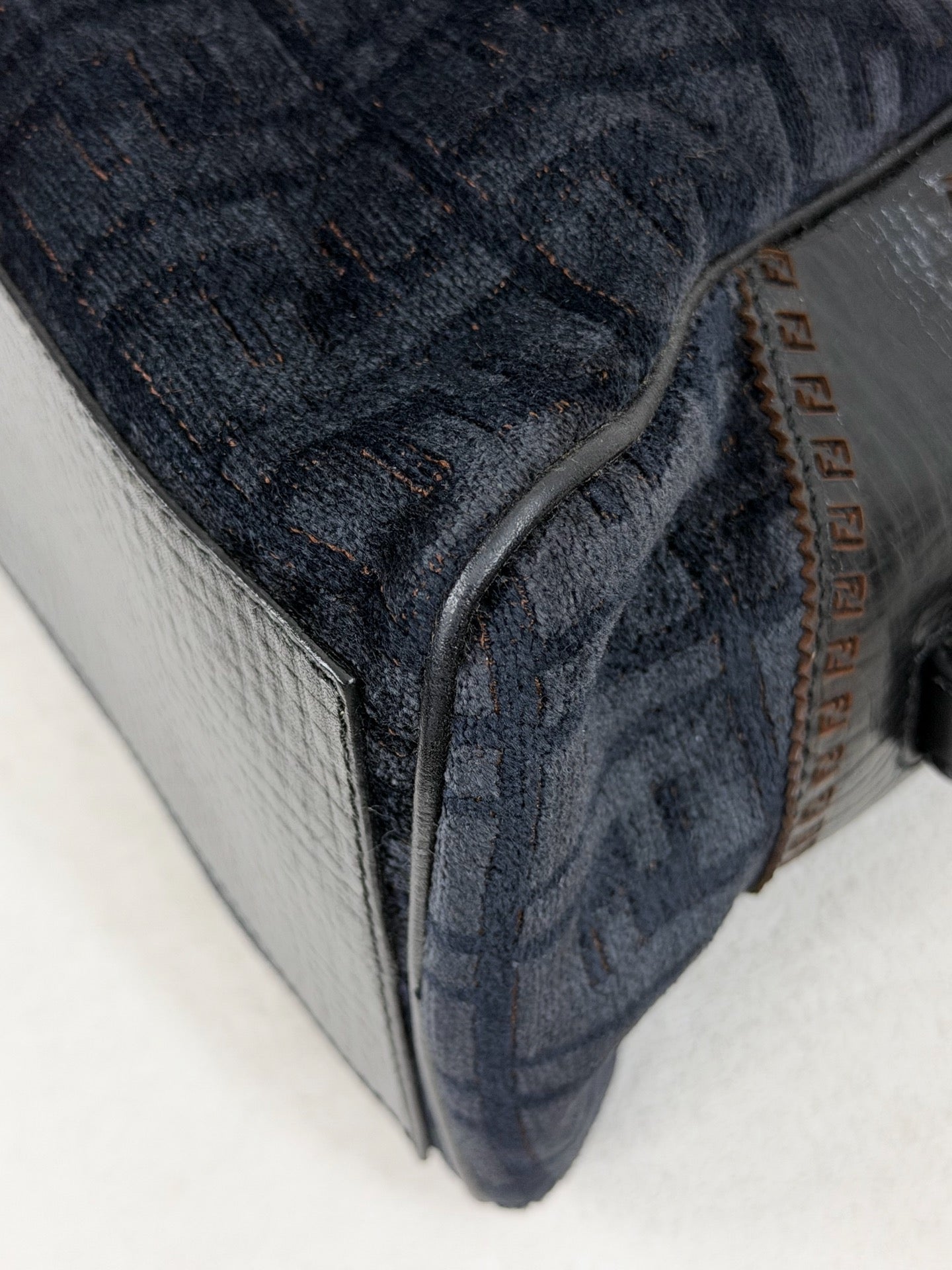 Fendi Etnico Zucca Pattern Handbag