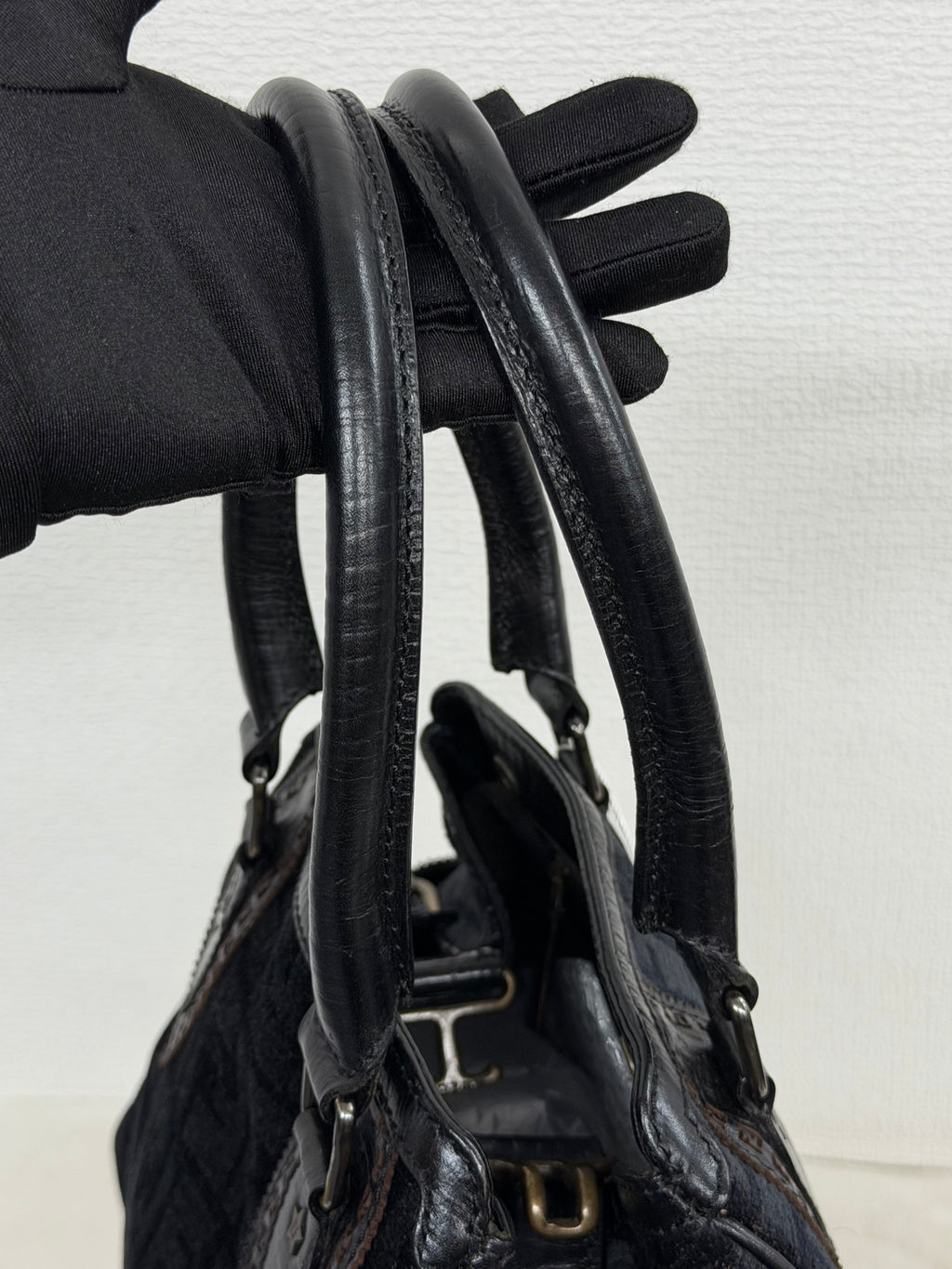 Fendi Etnico Zucca Pattern Handbag