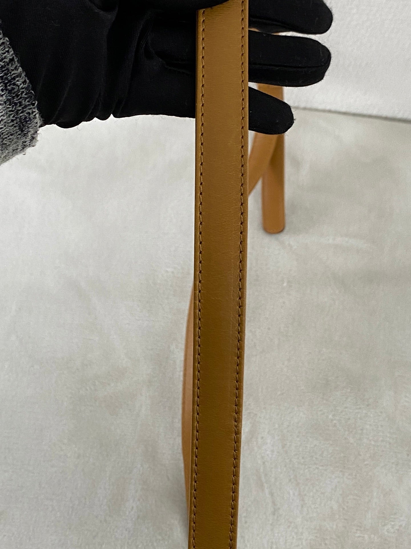 Celine White Macadam Flap Shoulder Bag