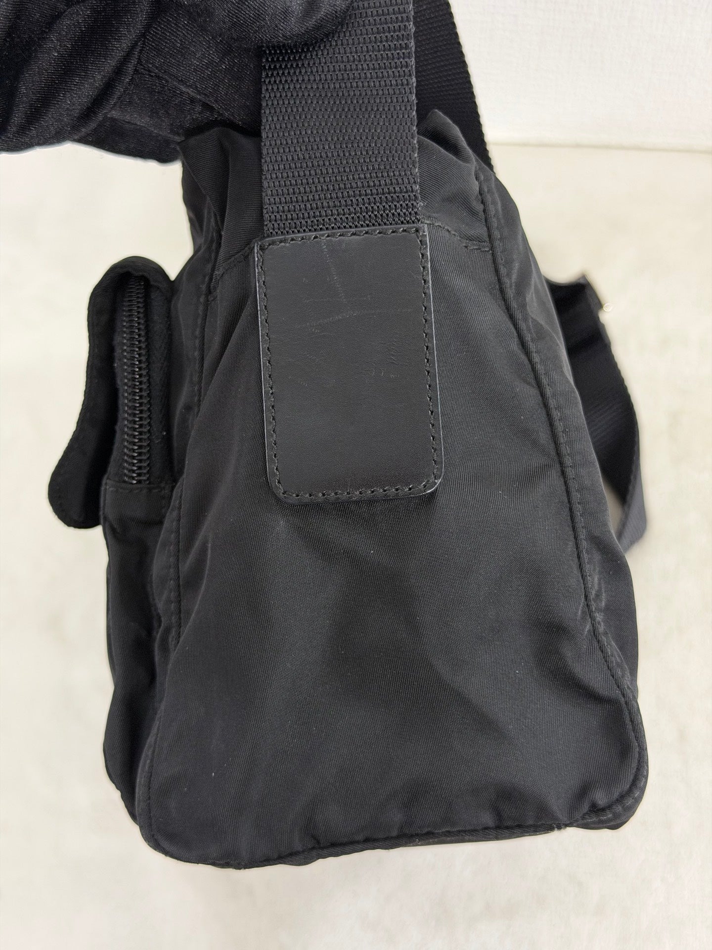 Prada Tessuto Nylon Flap Crossbody Bag