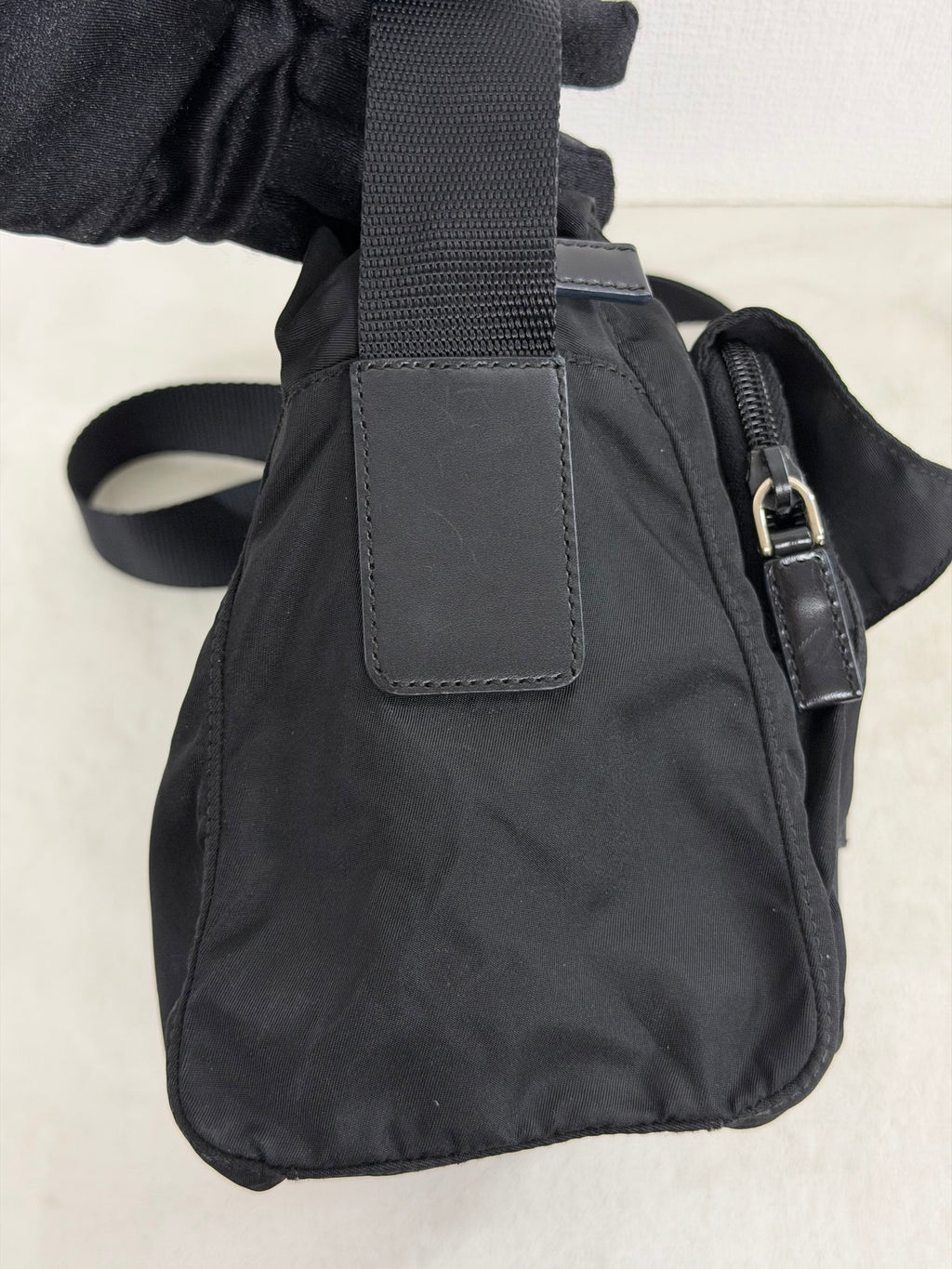 Prada Tessuto Nylon Flap Crossbody Bag