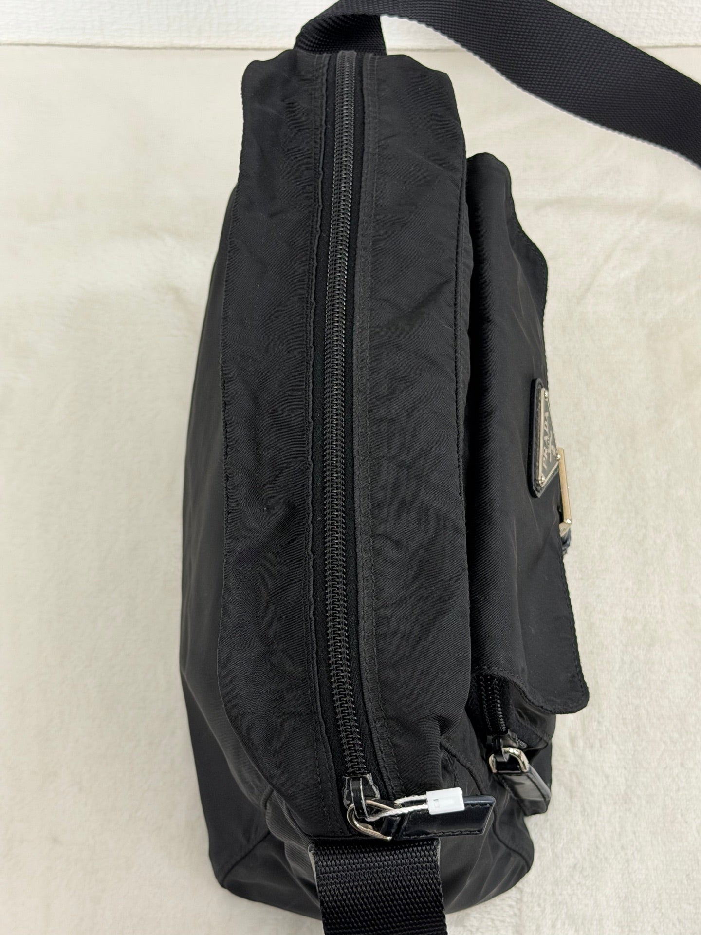Prada Tessuto Nylon Flap Crossbody Bag