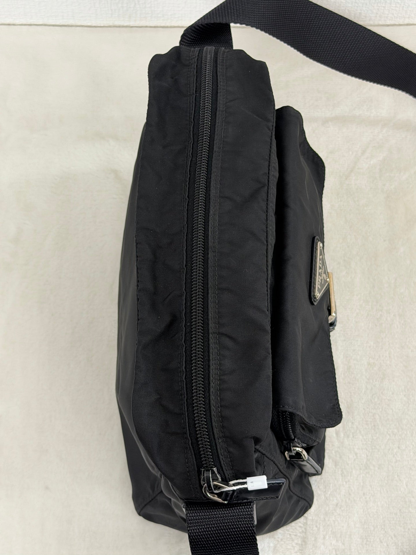 Prada Tessuto Nylon Flap Crossbody Bag