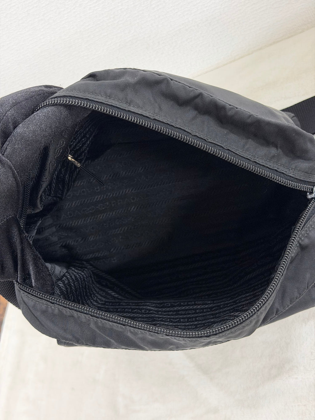Prada Tessuto Nylon Flap Crossbody Bag