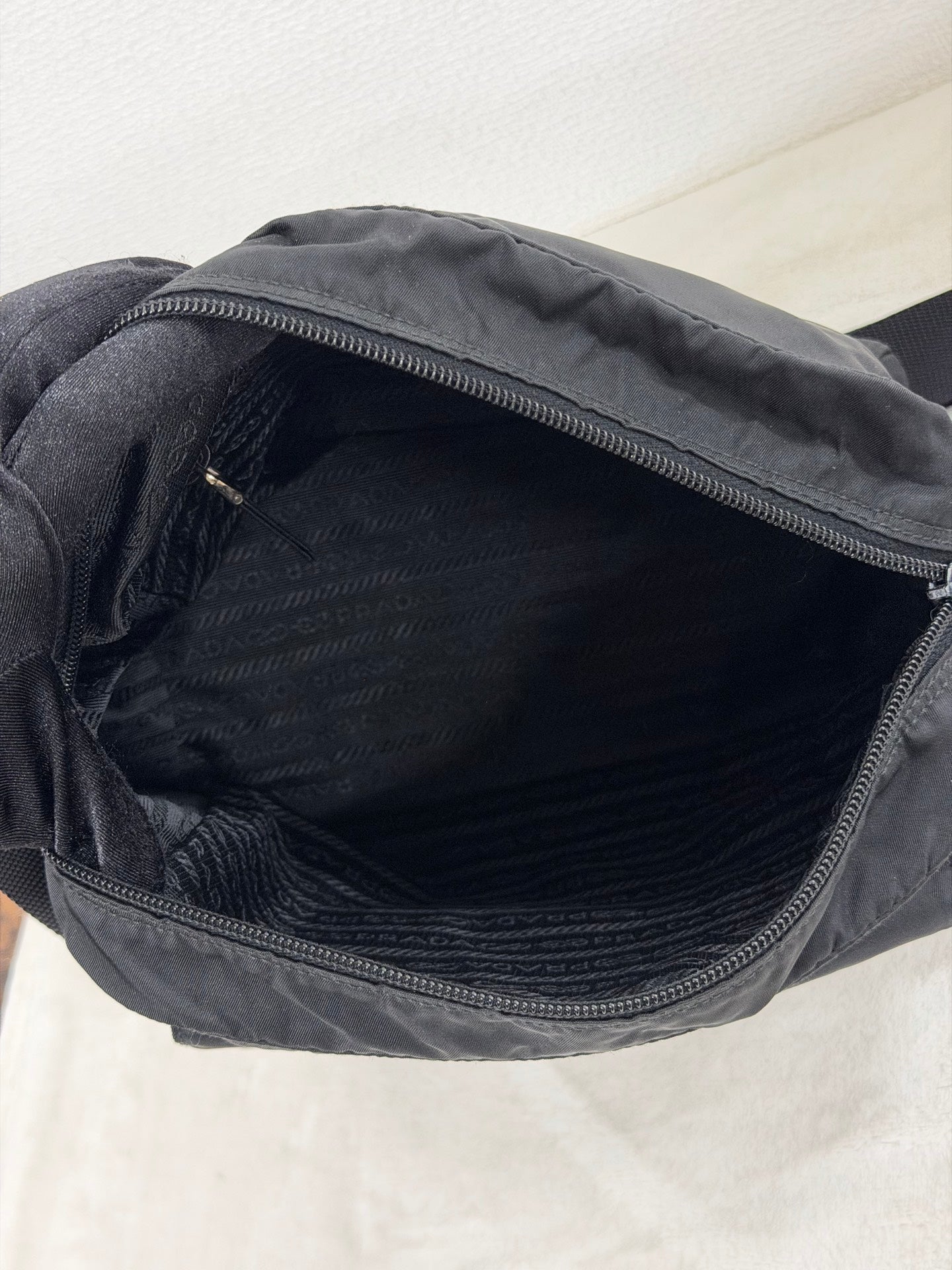 Prada Tessuto Nylon Flap Crossbody Bag