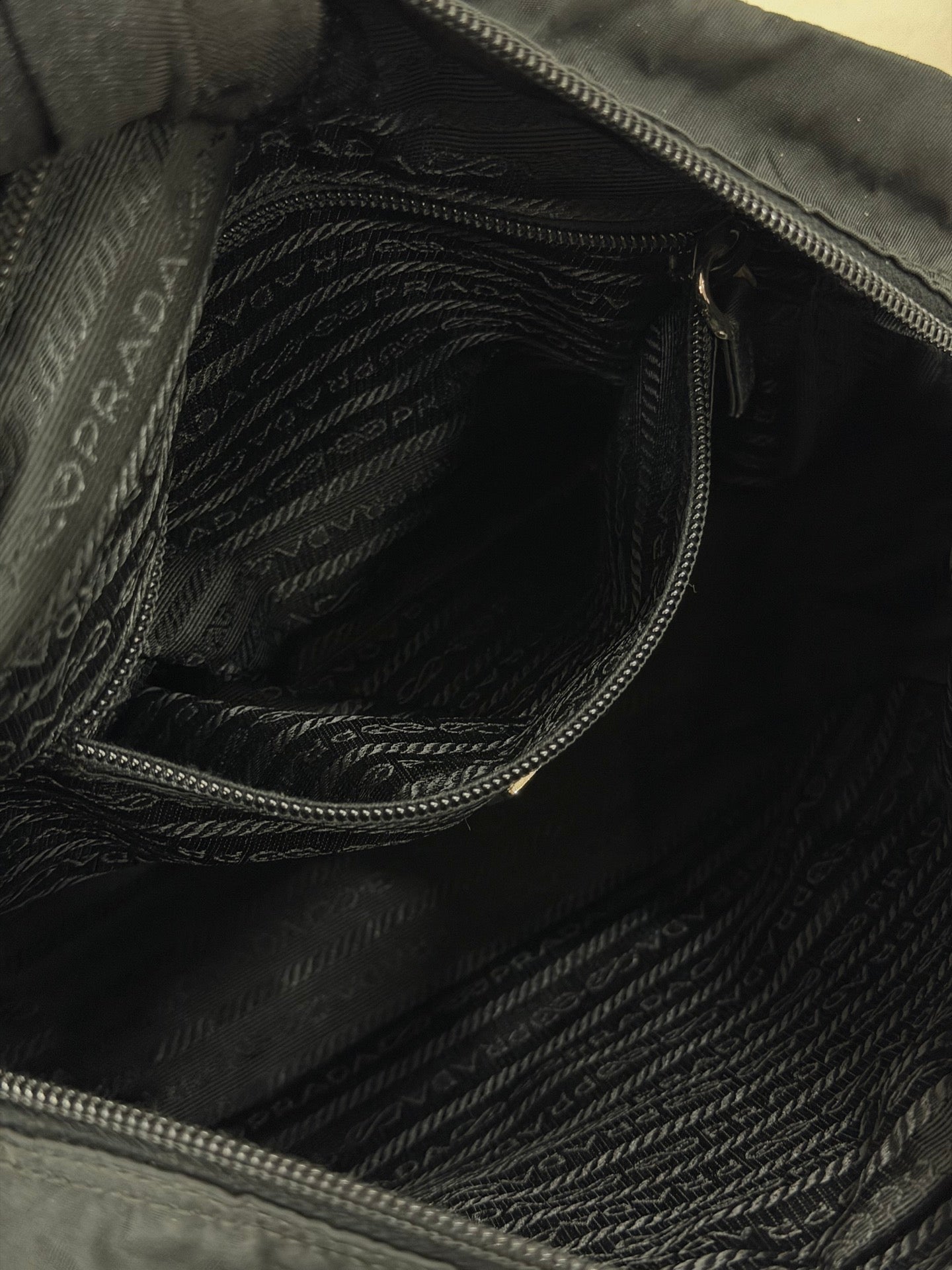Prada Tessuto Nylon Flap Crossbody Bag
