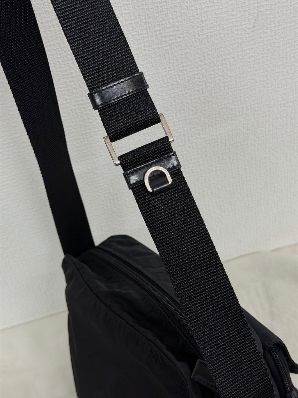 Prada Tessuto Nylon Flap Crossbody Bag