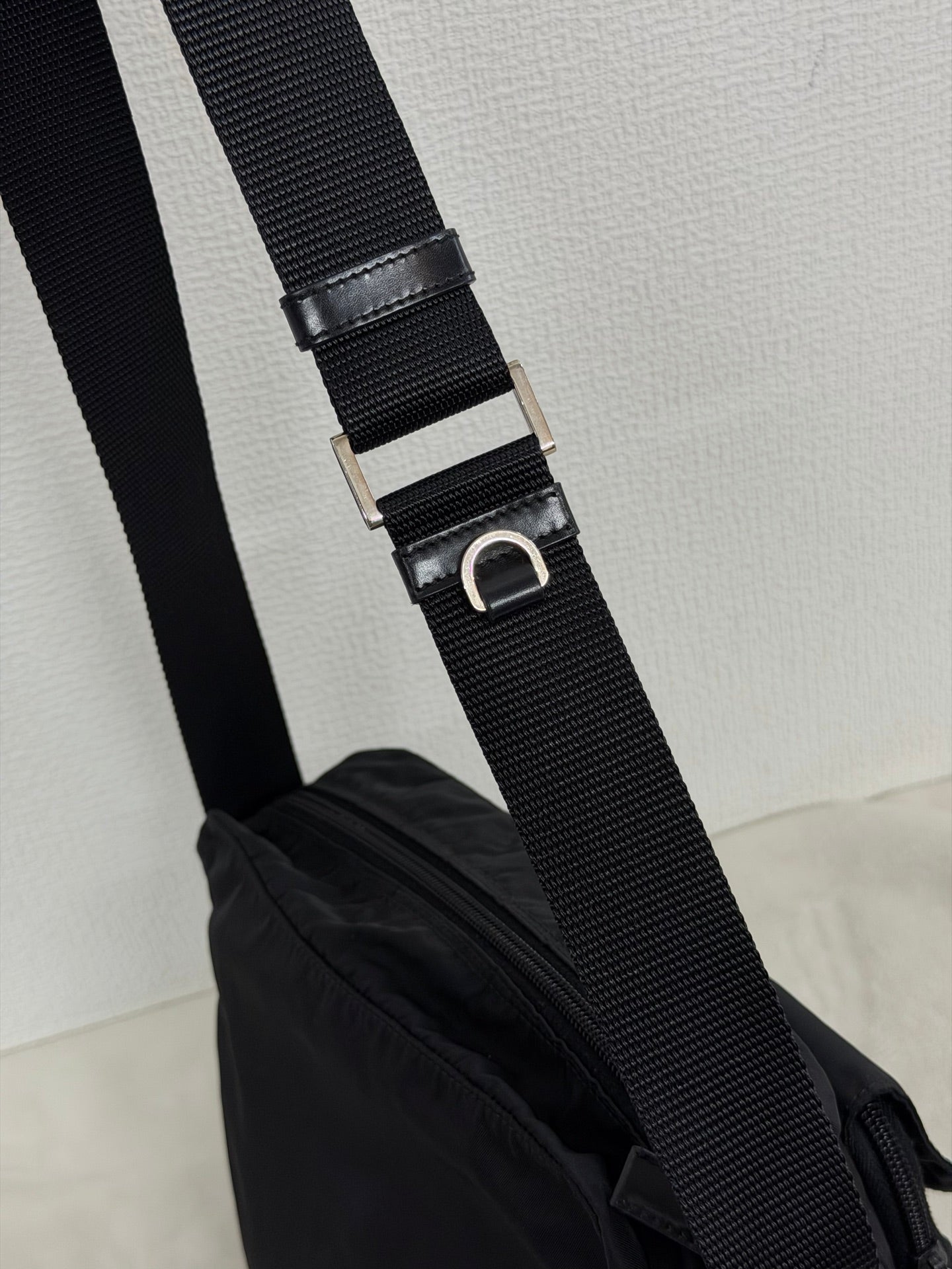 Prada Tessuto Nylon Flap Crossbody Bag