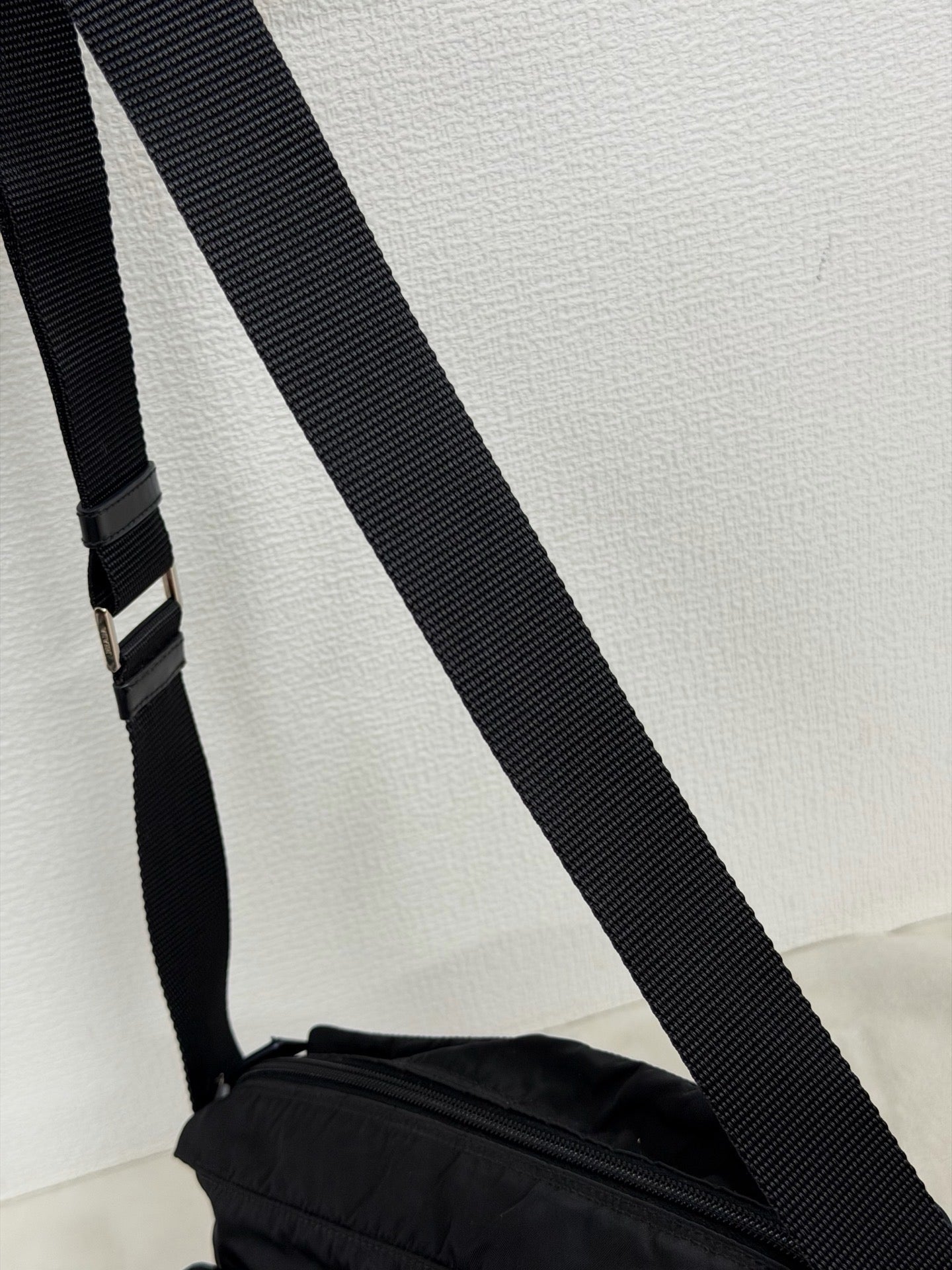 Prada Tessuto Nylon Flap Crossbody Bag