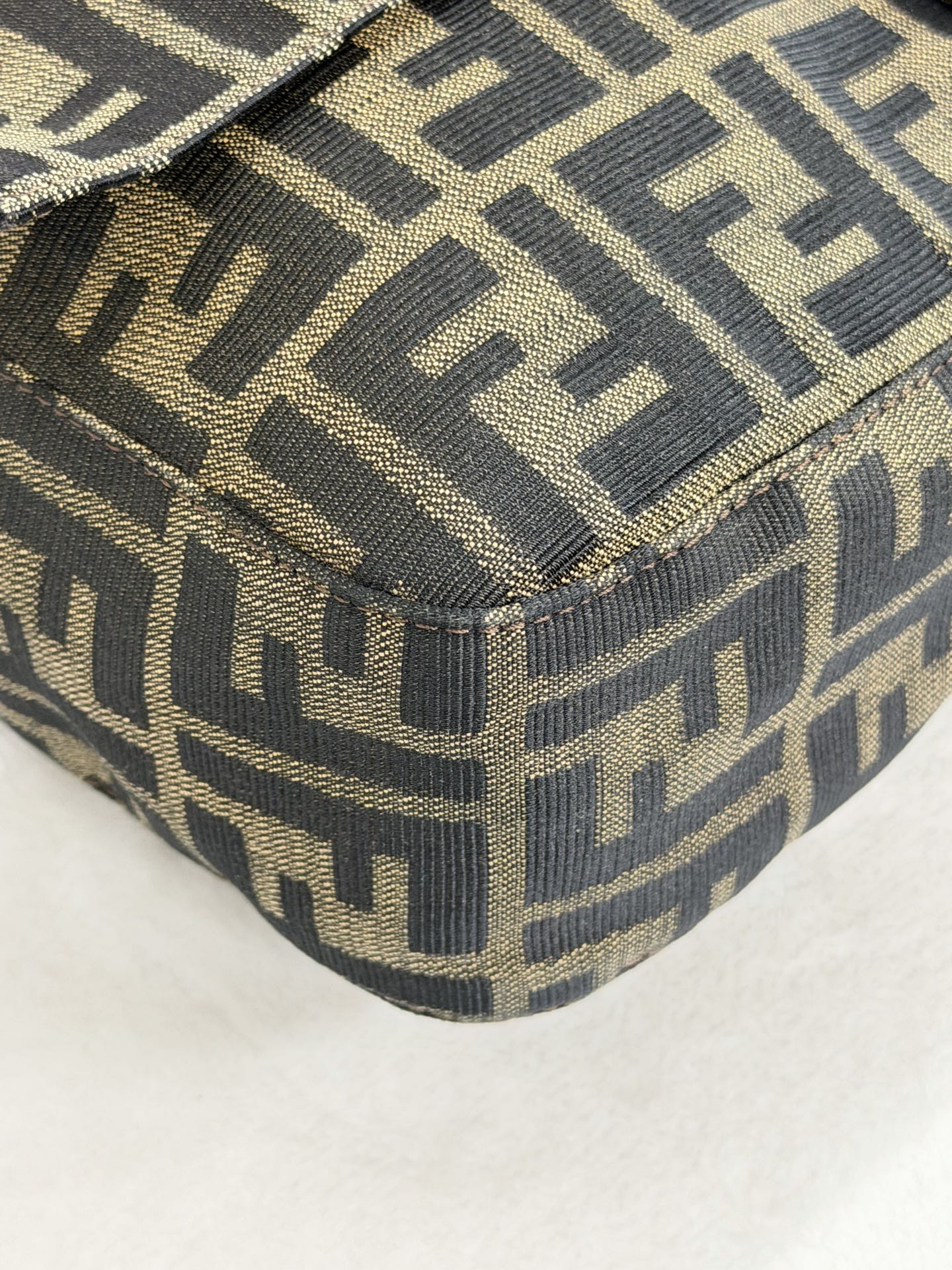Fendi Zucca Mamma Baguette Shoulder Bag