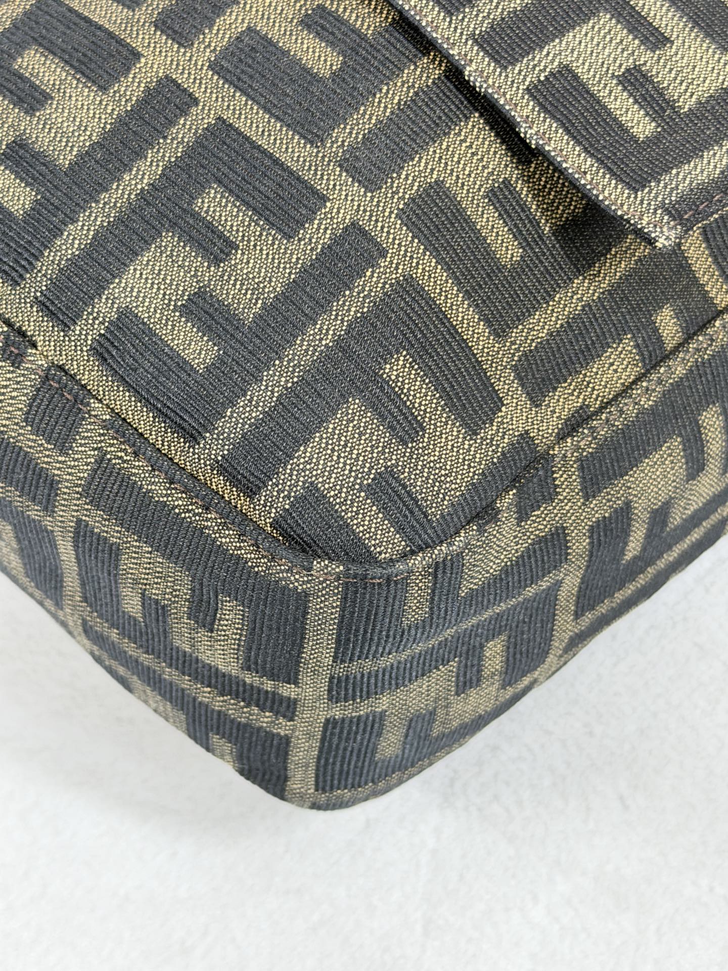 Fendi Zucca Mamma Baguette Shoulder Bag