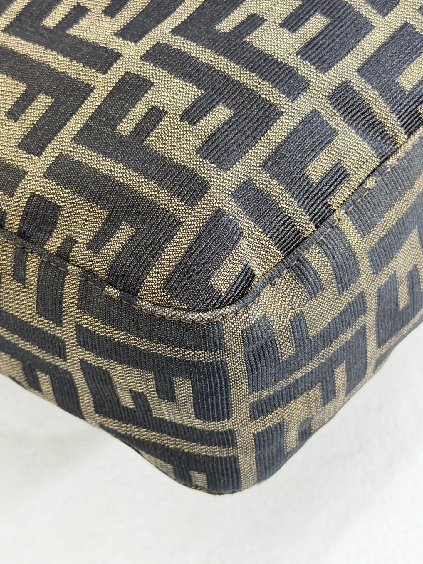 Fendi Zucca Mamma Baguette Shoulder Bag