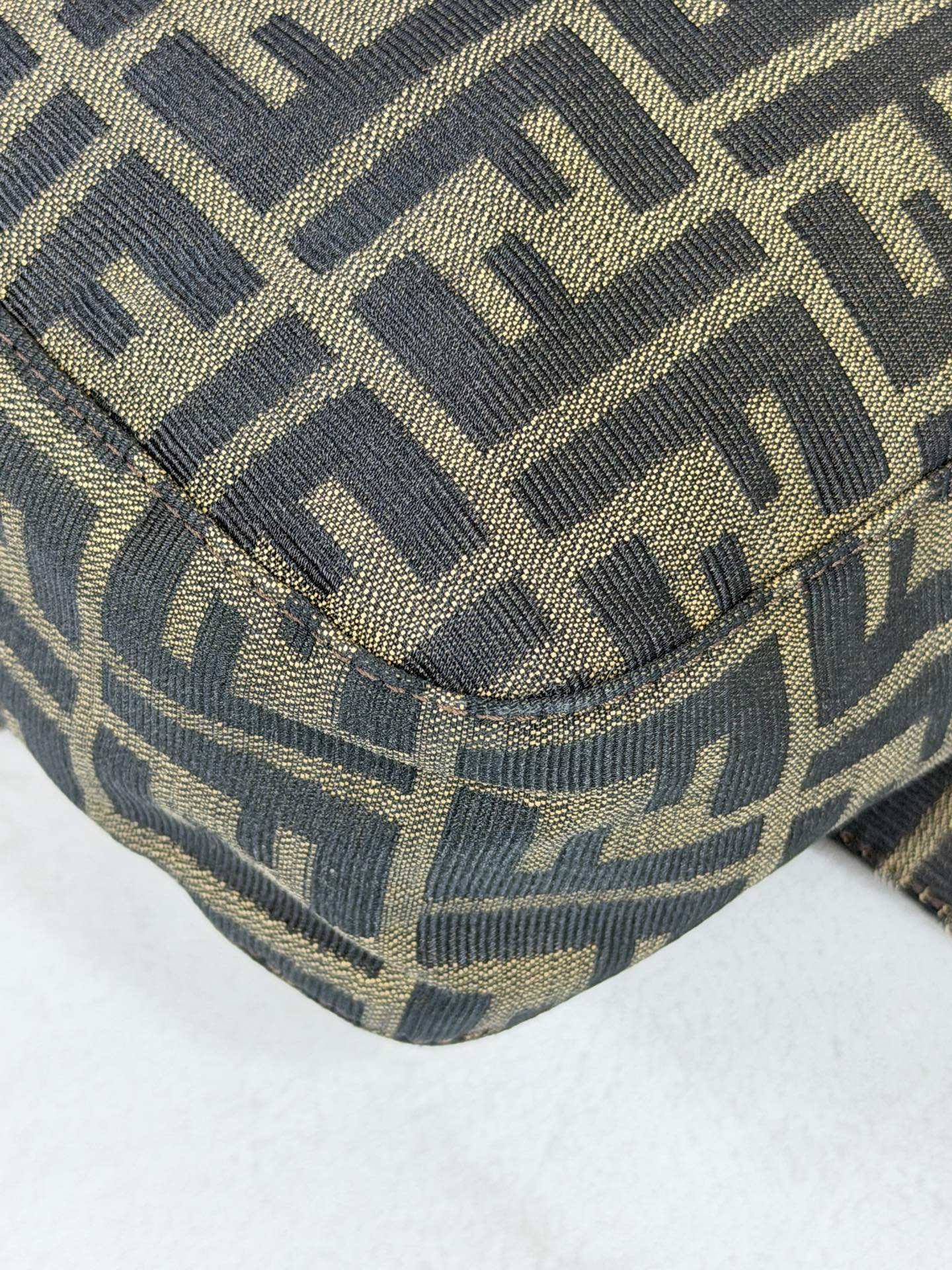 Fendi Zucca Mamma Baguette Shoulder Bag