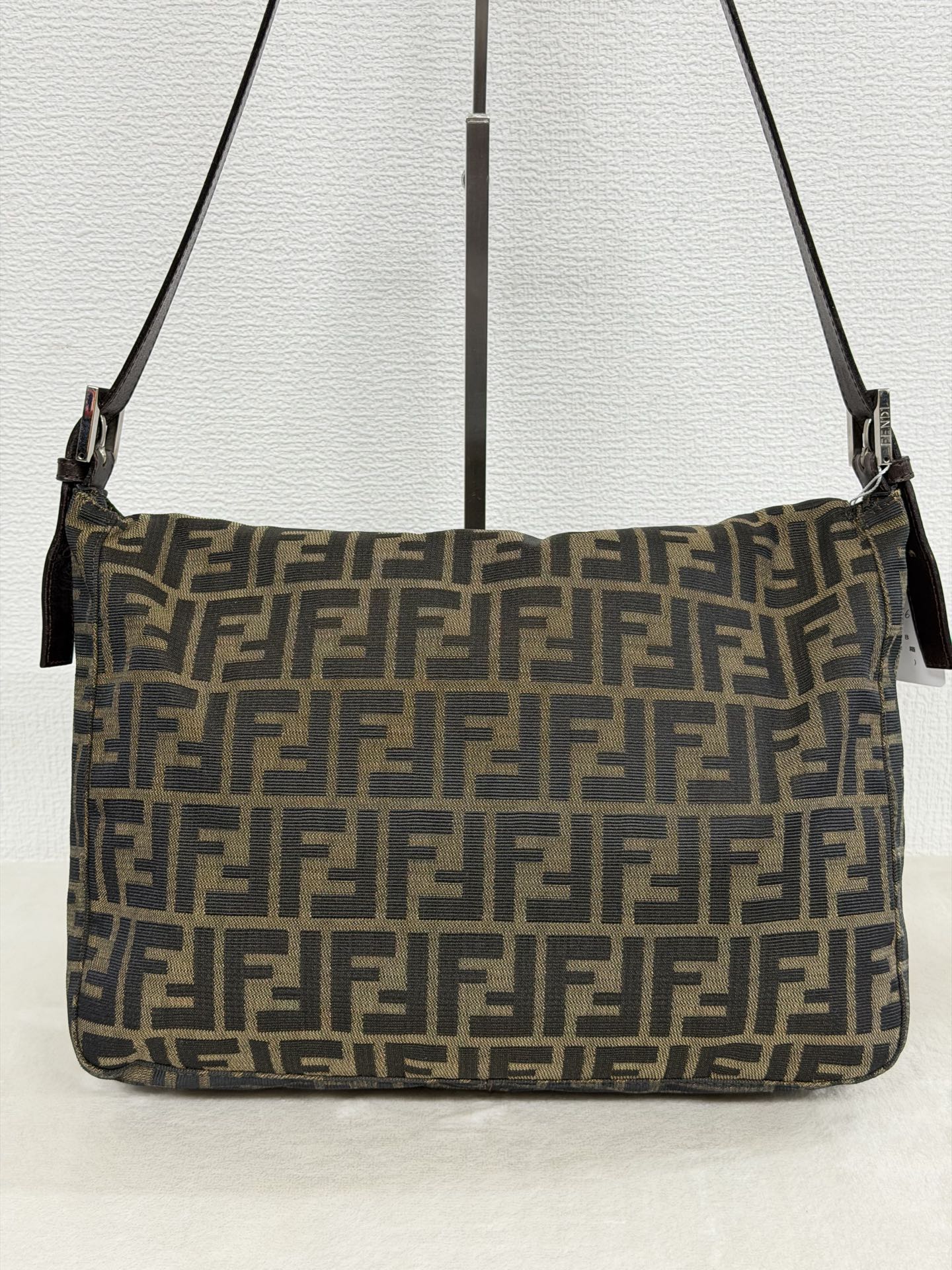 Fendi Zucca Mamma Baguette Shoulder Bag