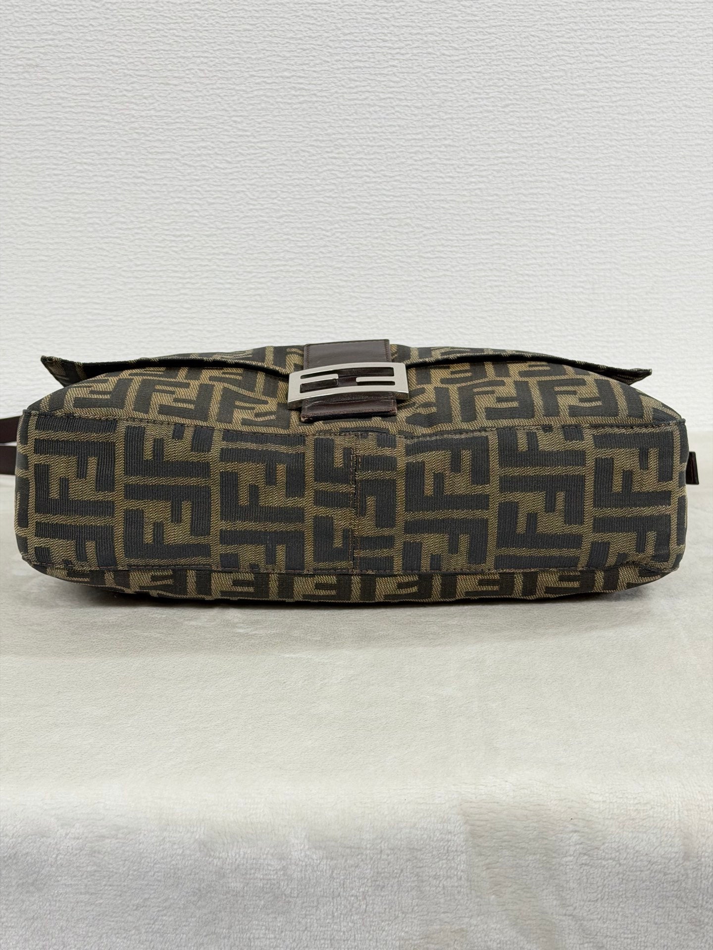 Fendi Zucca Mamma Baguette Shoulder Bag