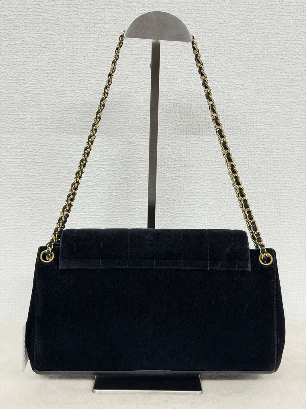 Chanel Chocolate Bar Velvet 2.55 Chain Shoulder Bag