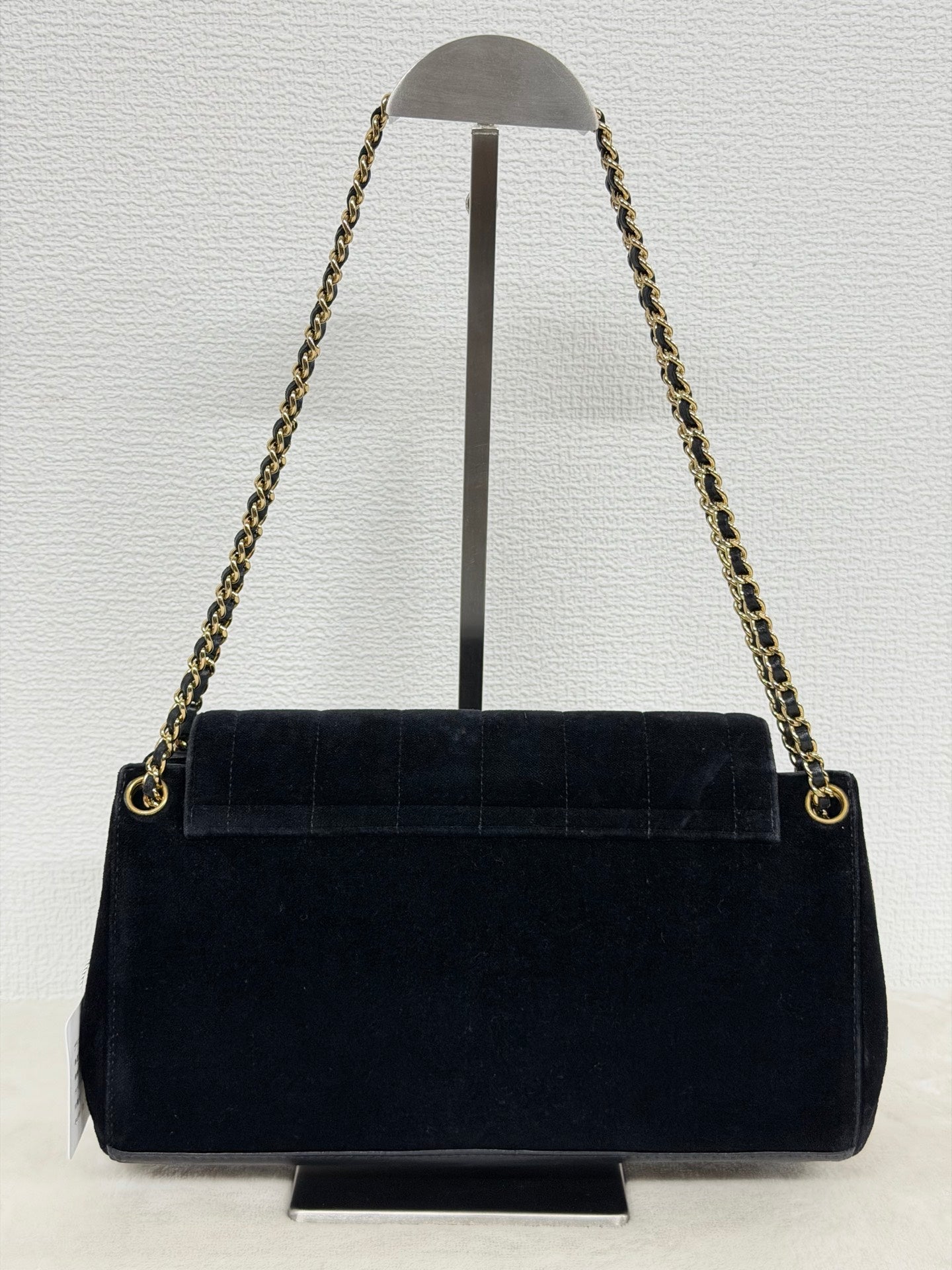 Chanel Chocolate Bar Velvet 2.55 Chain Shoulder Bag