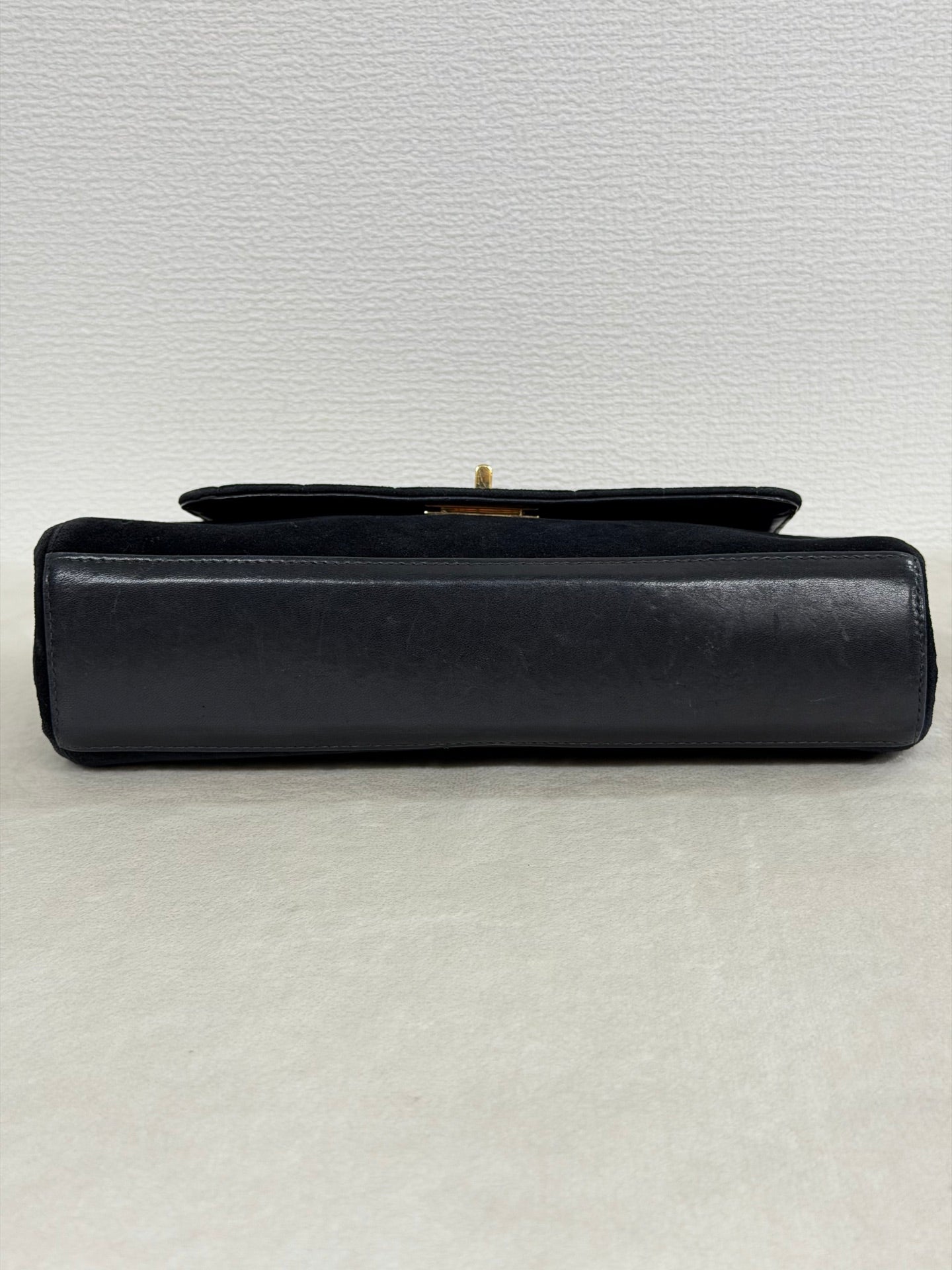 Chanel Chocolate Bar Velvet 2.55 Chain Shoulder Bag