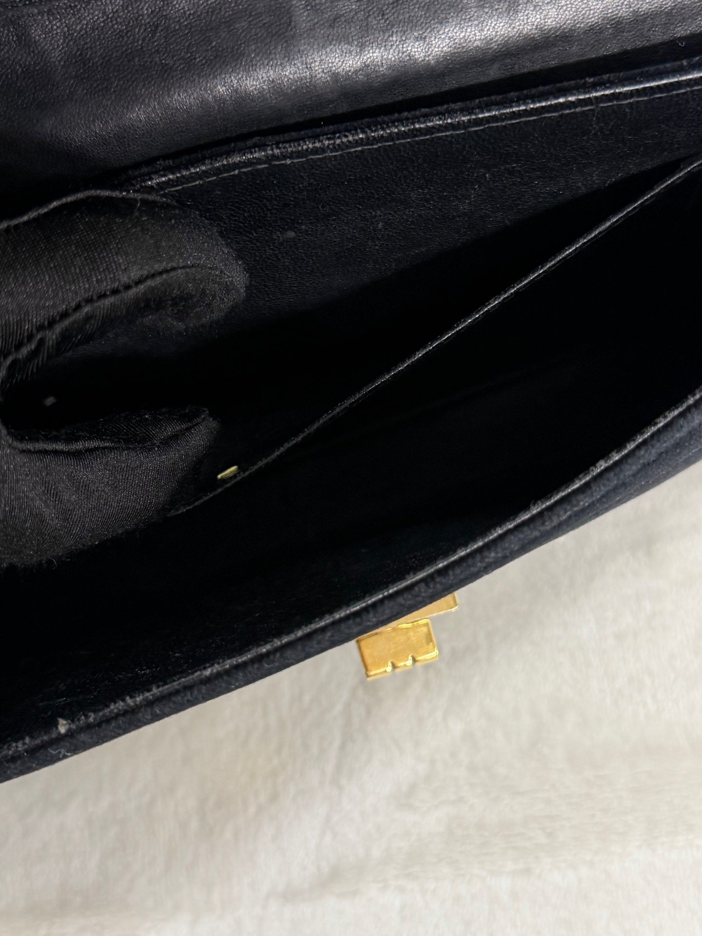 Chanel Chocolate Bar Velvet 2.55 Chain Shoulder Bag