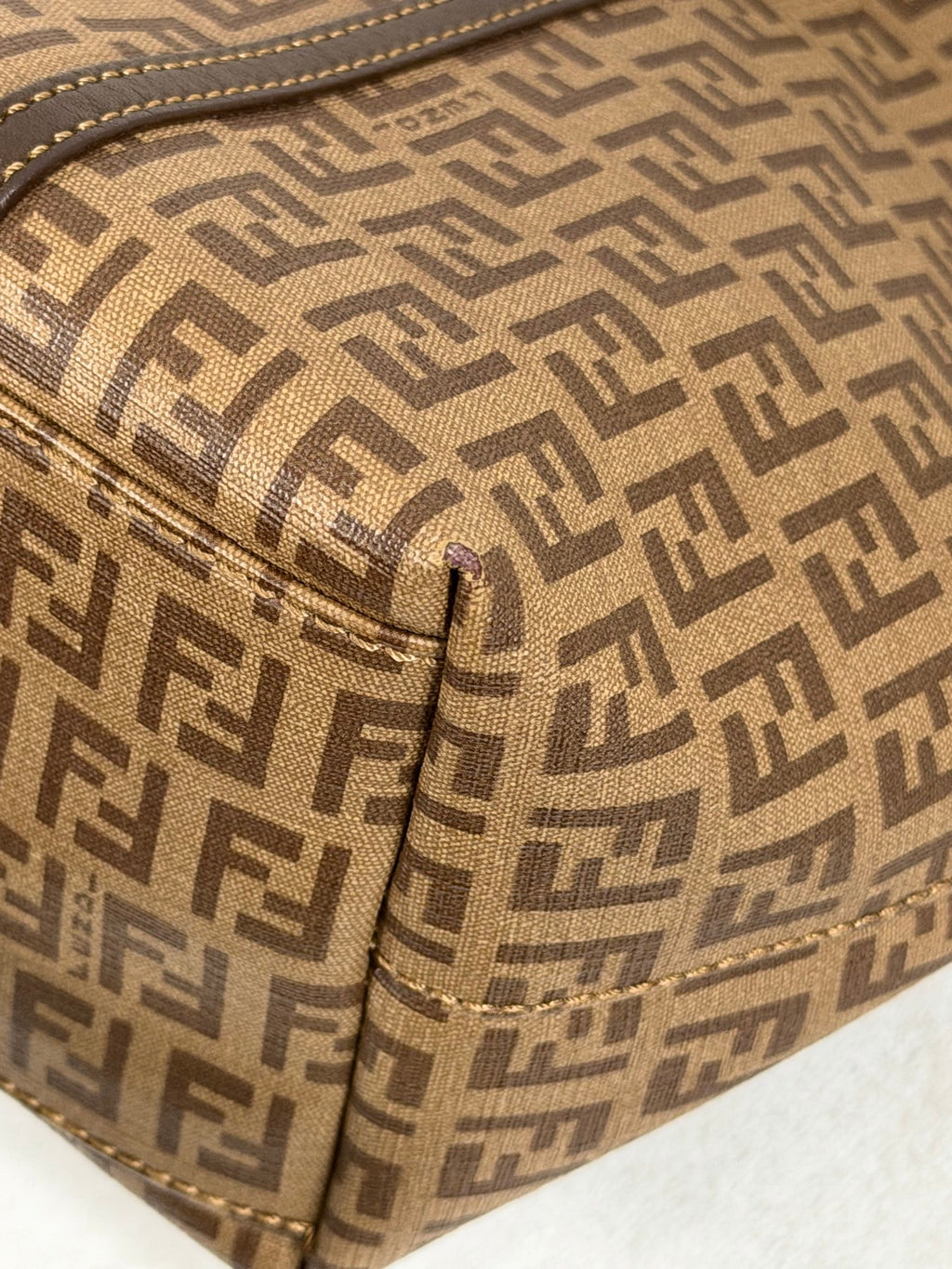 Fendi Zucchino Canvas Tote Bag