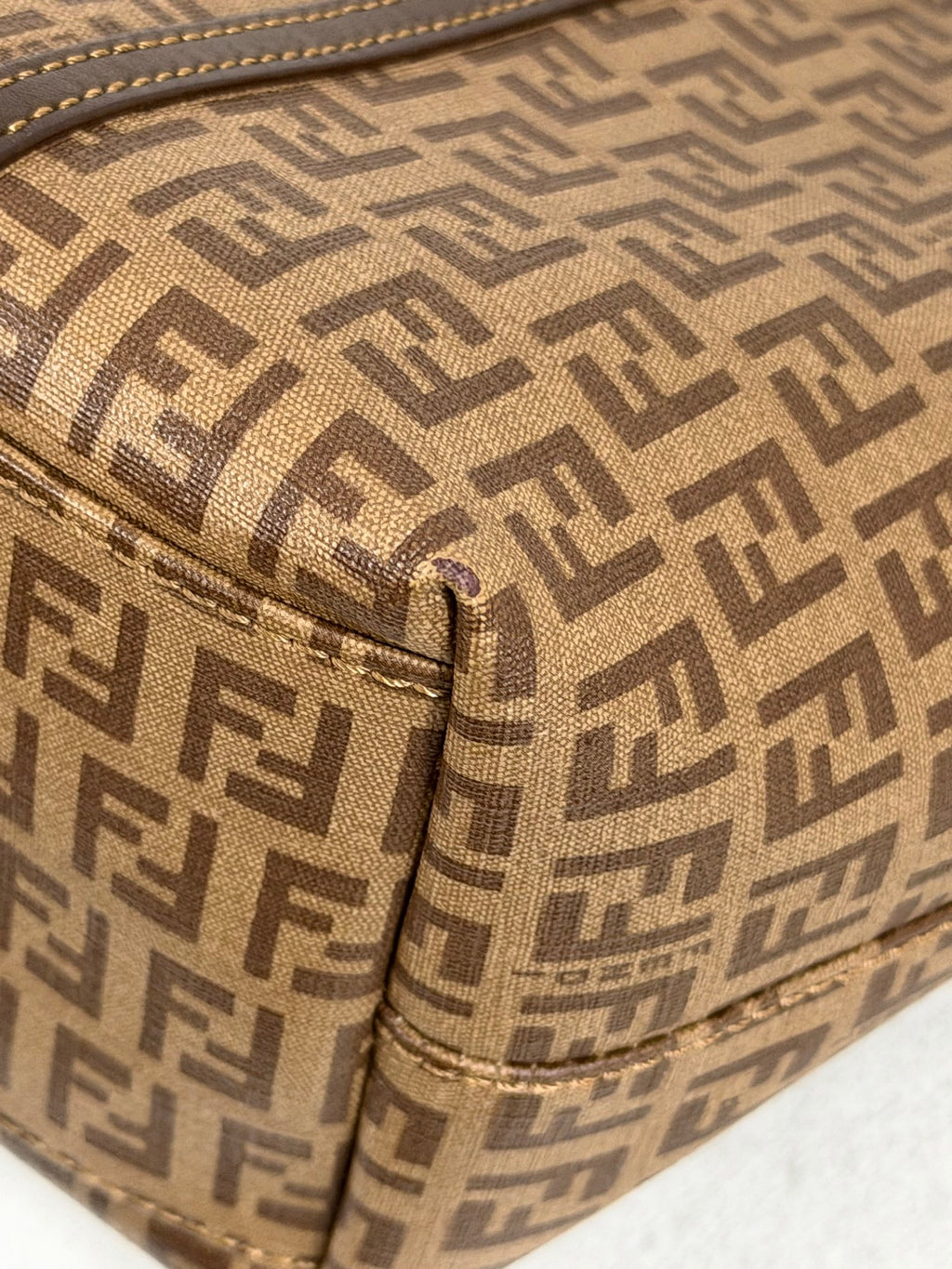 Fendi Zucchino Canvas Tote Bag