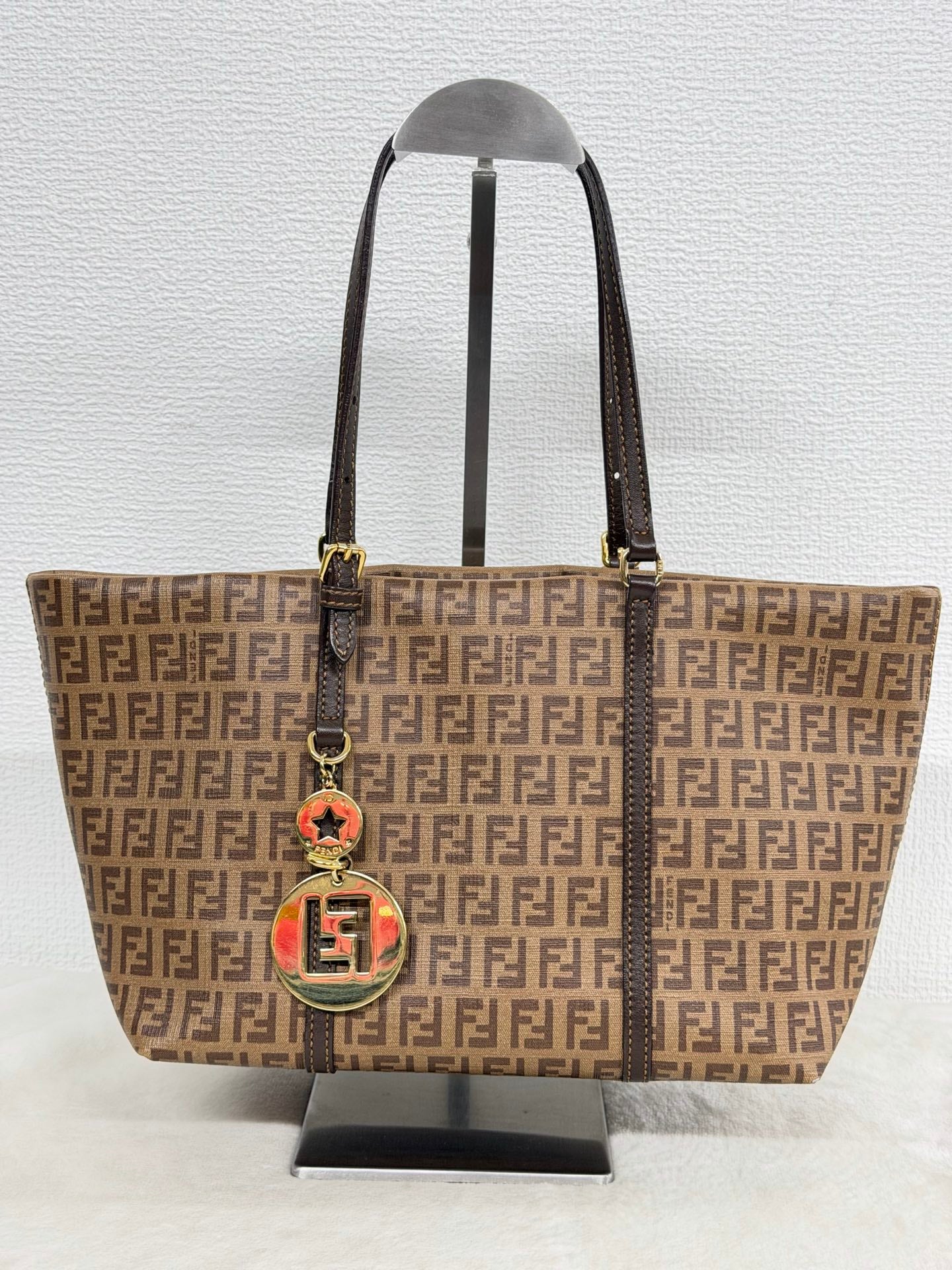 Fendi Zucchino Canvas Tote Bag