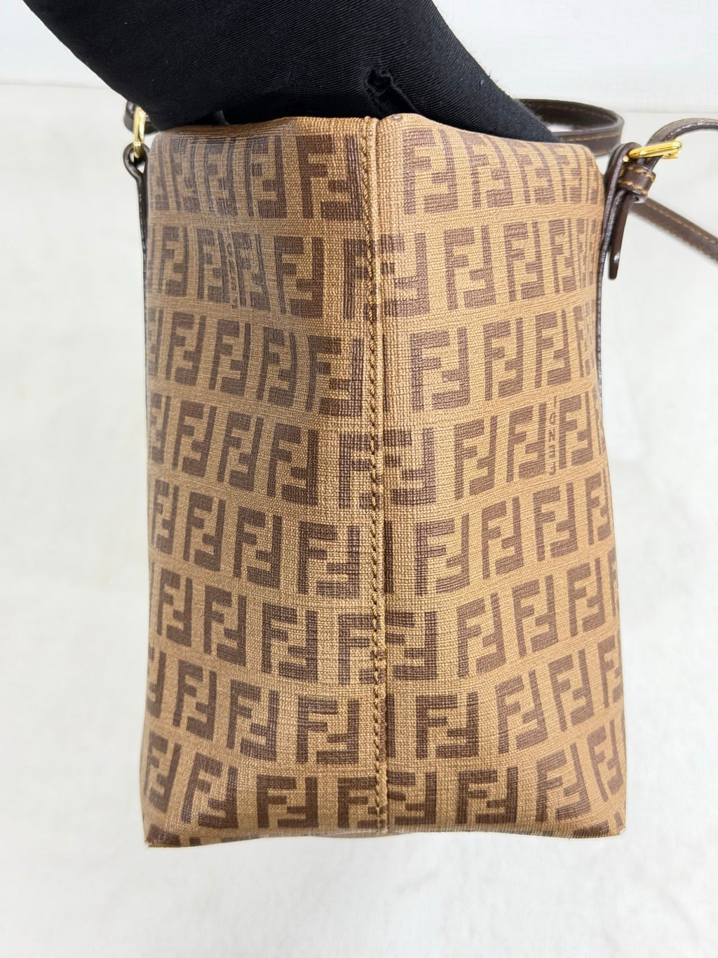 Fendi Zucchino Canvas Tote Bag