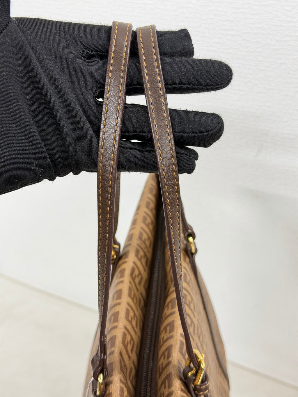 Fendi Zucchino Canvas Tote Bag