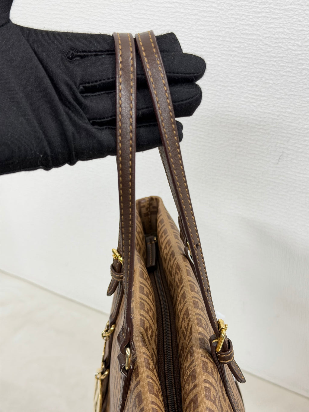 Fendi Zucchino Canvas Tote Bag