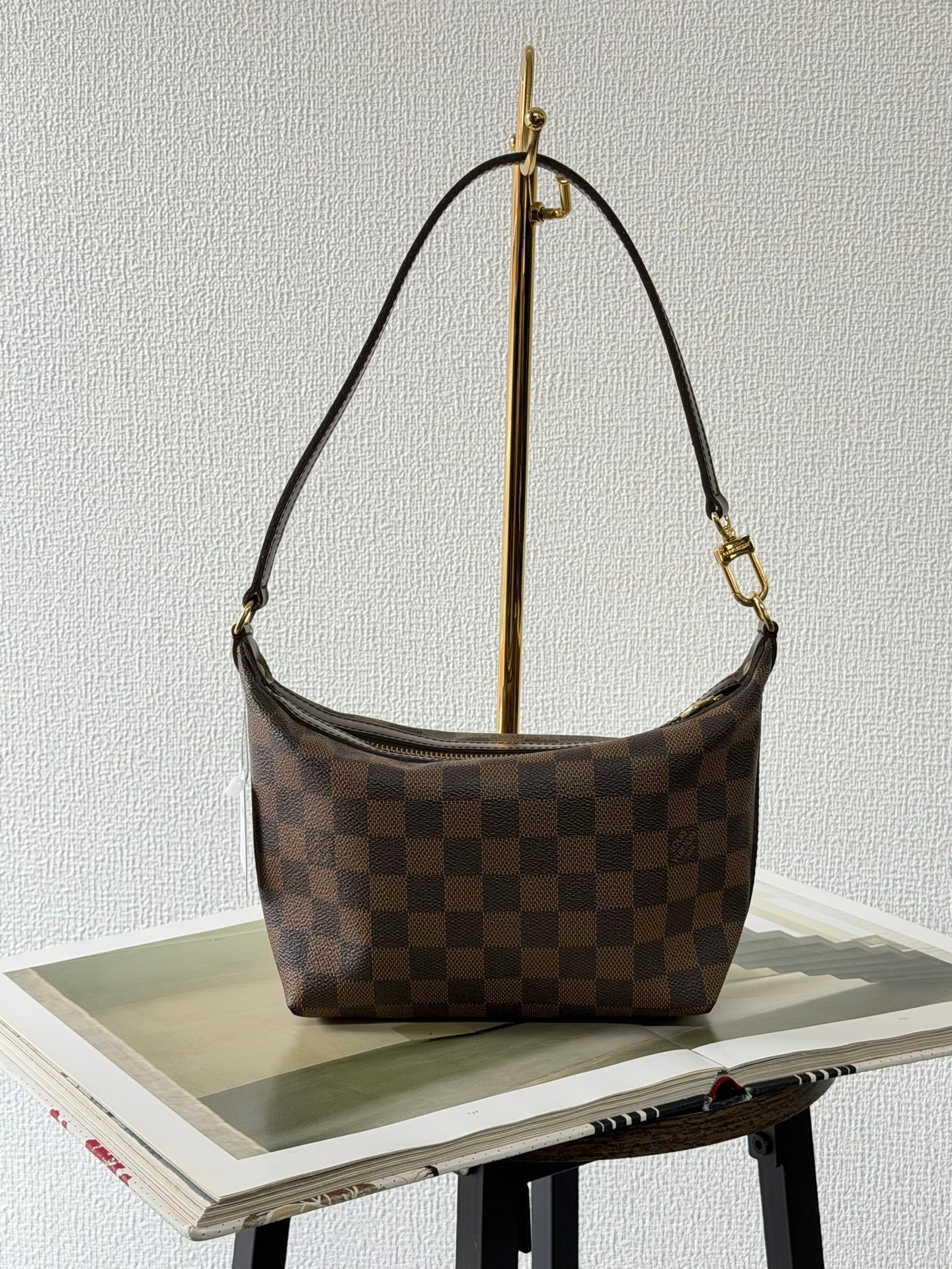 Louis Vuitton Recital Damier Ebene Shoulder Bag