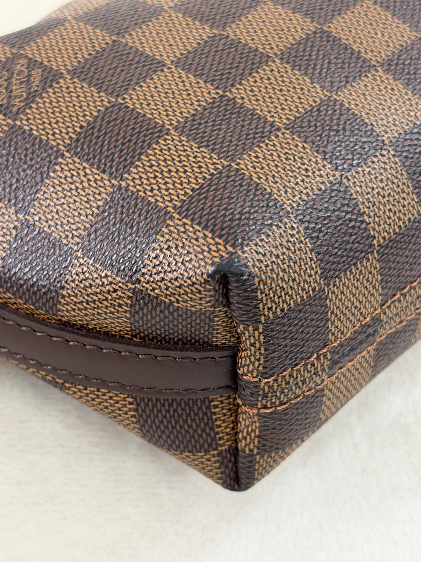 Louis Vuitton Recital Damier Ebene Shoulder Bag