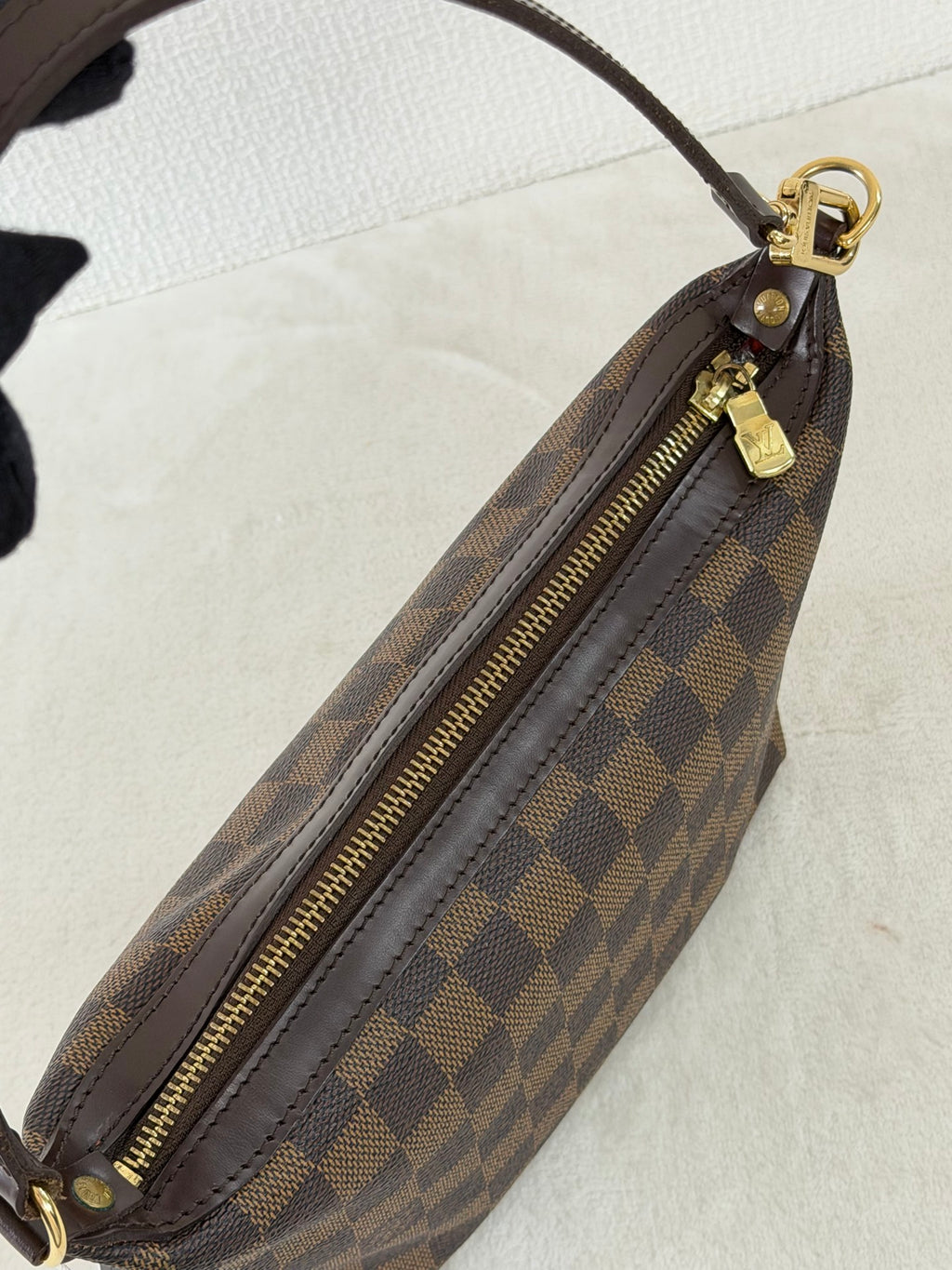 Louis Vuitton Recital Damier Ebene Shoulder Bag