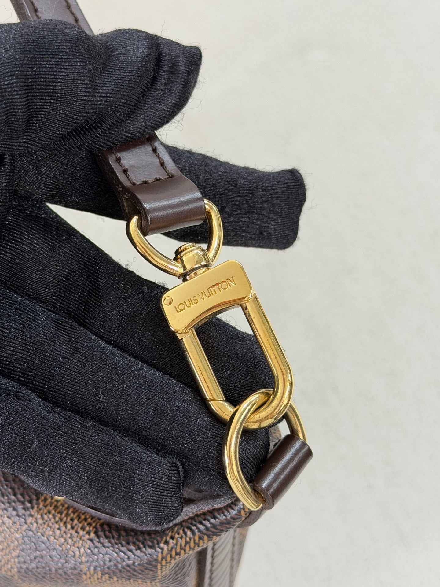 Louis Vuitton Recital Damier Ebene Shoulder Bag