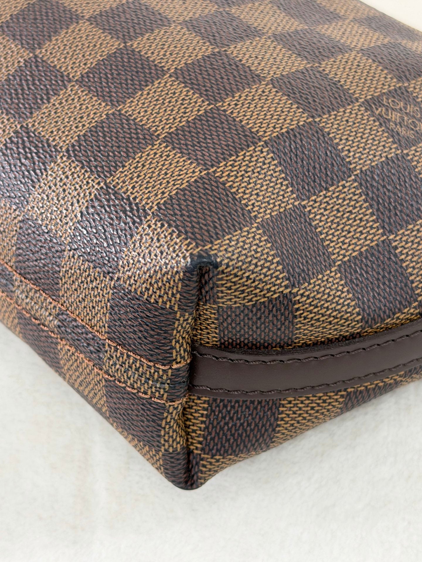 Louis Vuitton Recital Damier Ebene Shoulder Bag
