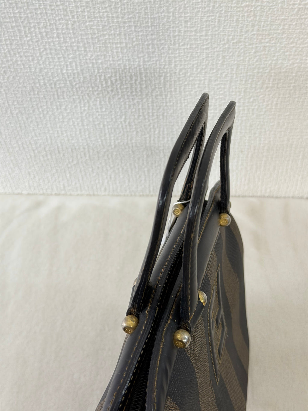 Fendi Pecan Canvas Doctor Bag