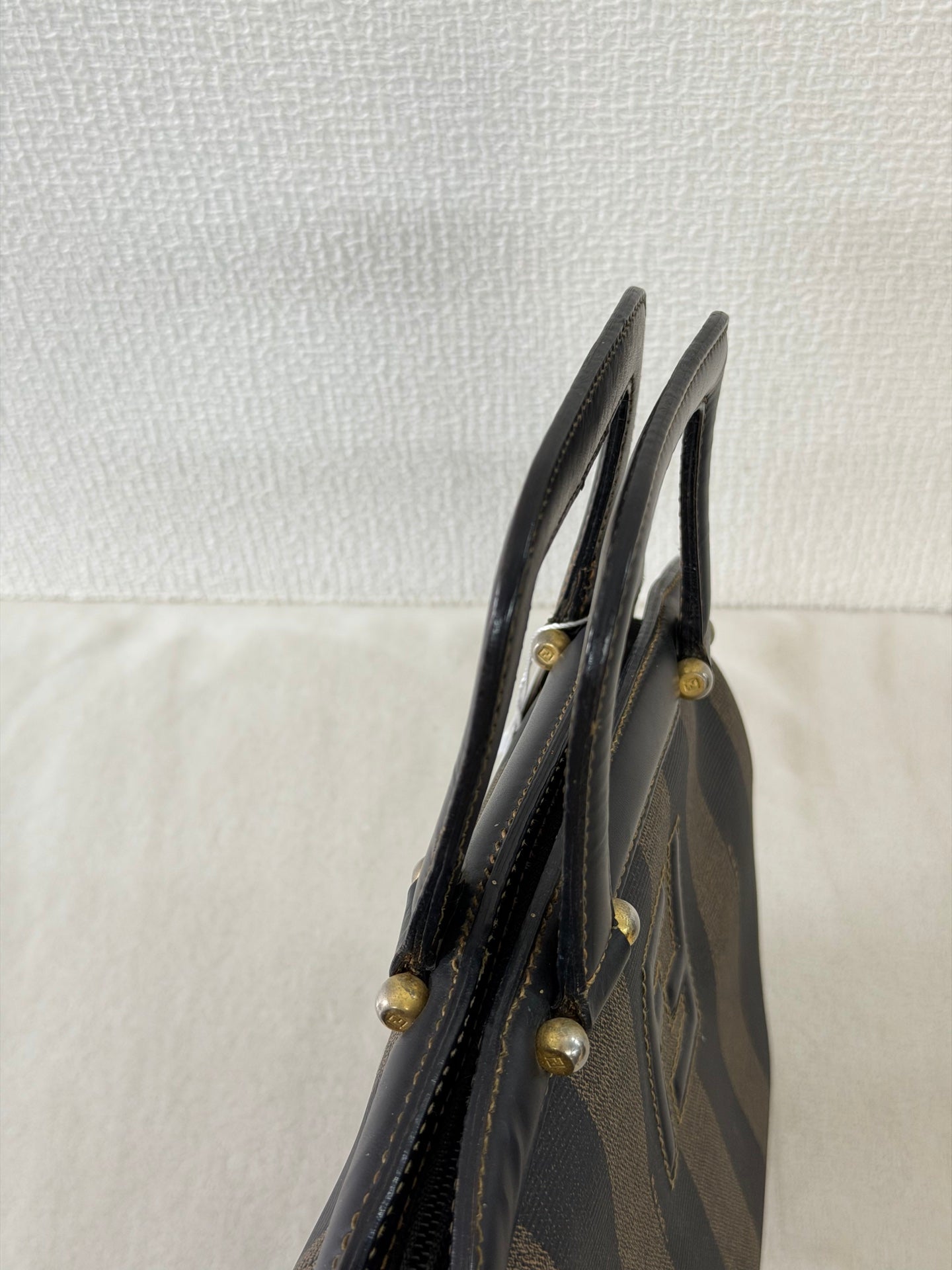 Fendi Pecan Canvas Doctor Bag