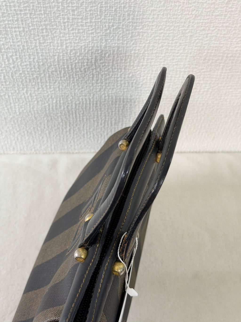 Fendi Pecan Canvas Doctor Bag