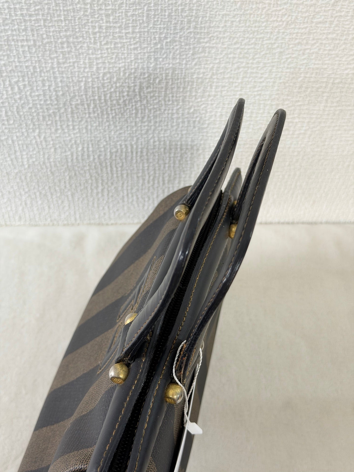 Fendi Pecan Canvas Doctor Bag