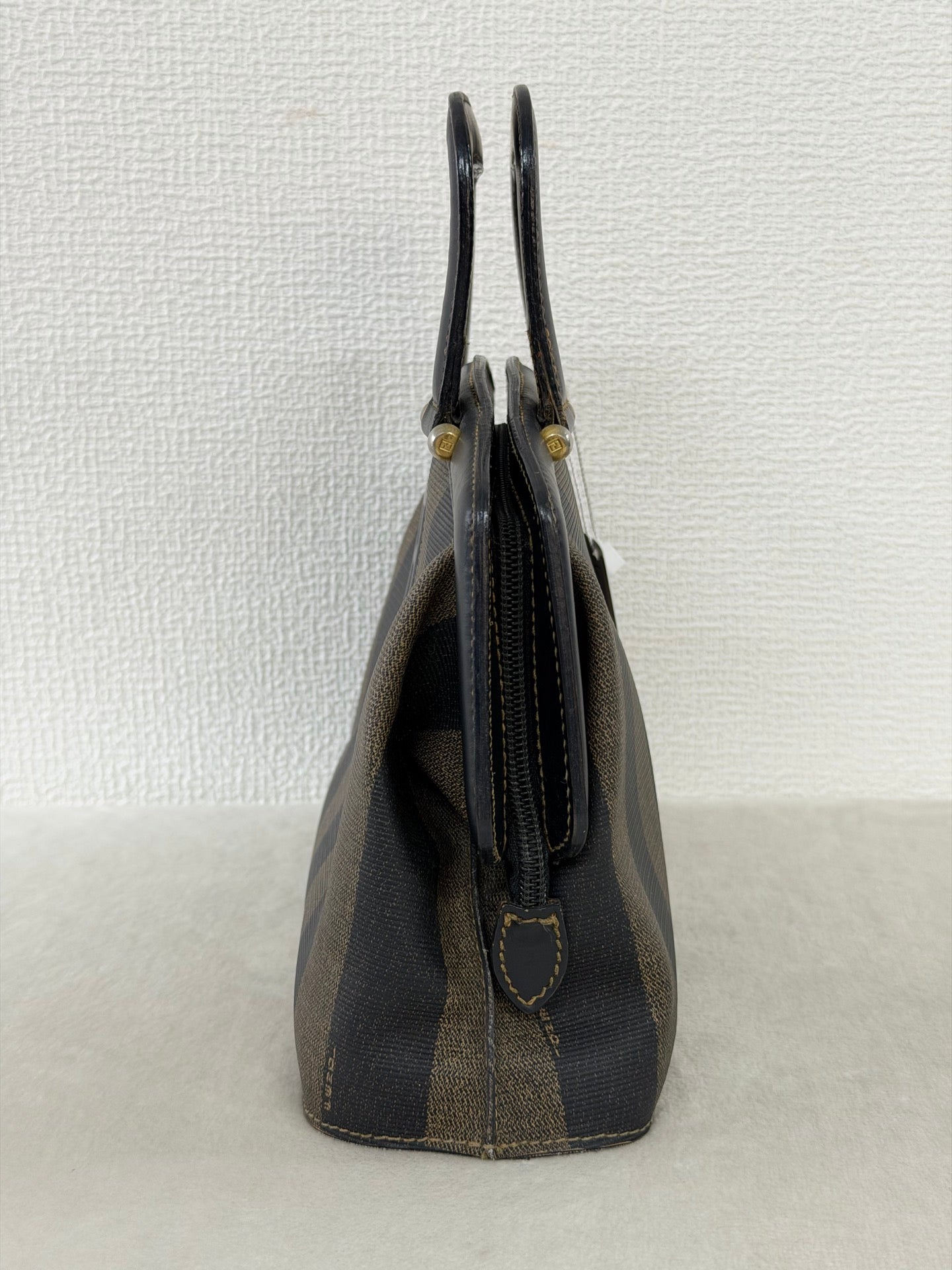 Fendi Pecan Canvas Doctor Bag